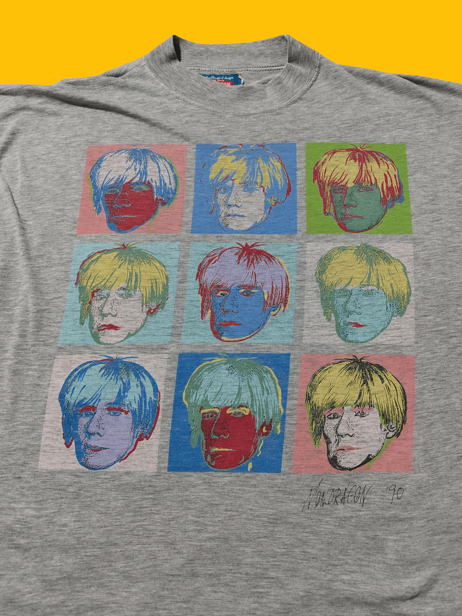 Andy Warhol × Vintage Vintage Andy Warhol t shirt Bootleg 90s Size US XL / EU 56 / 4 - 3 Thumbnail