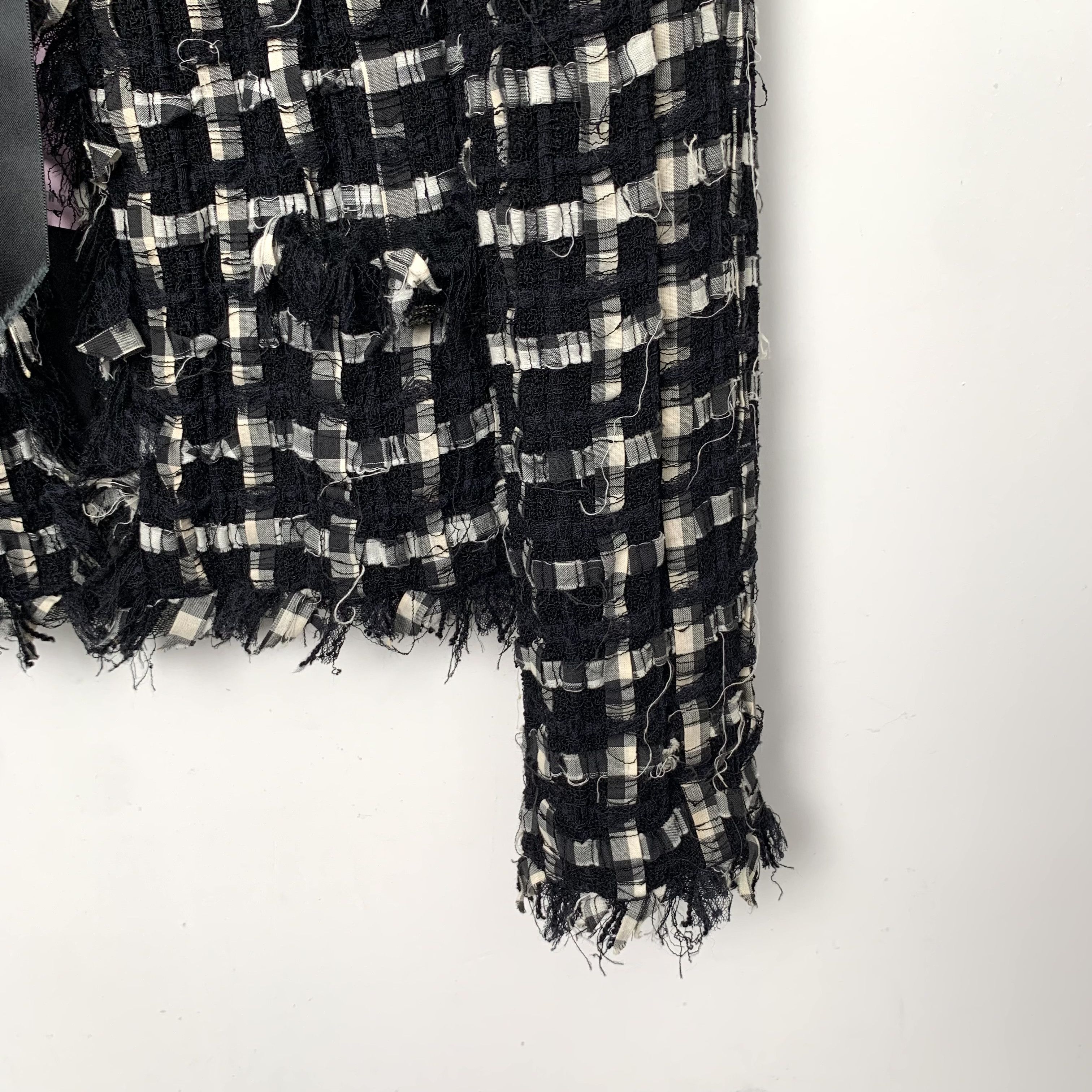 Chanel Chanel Jacket – Black Tweed Bow-Trim (Size XS) Size XS / US 0-2 / IT 36-38 - 5 Thumbnail