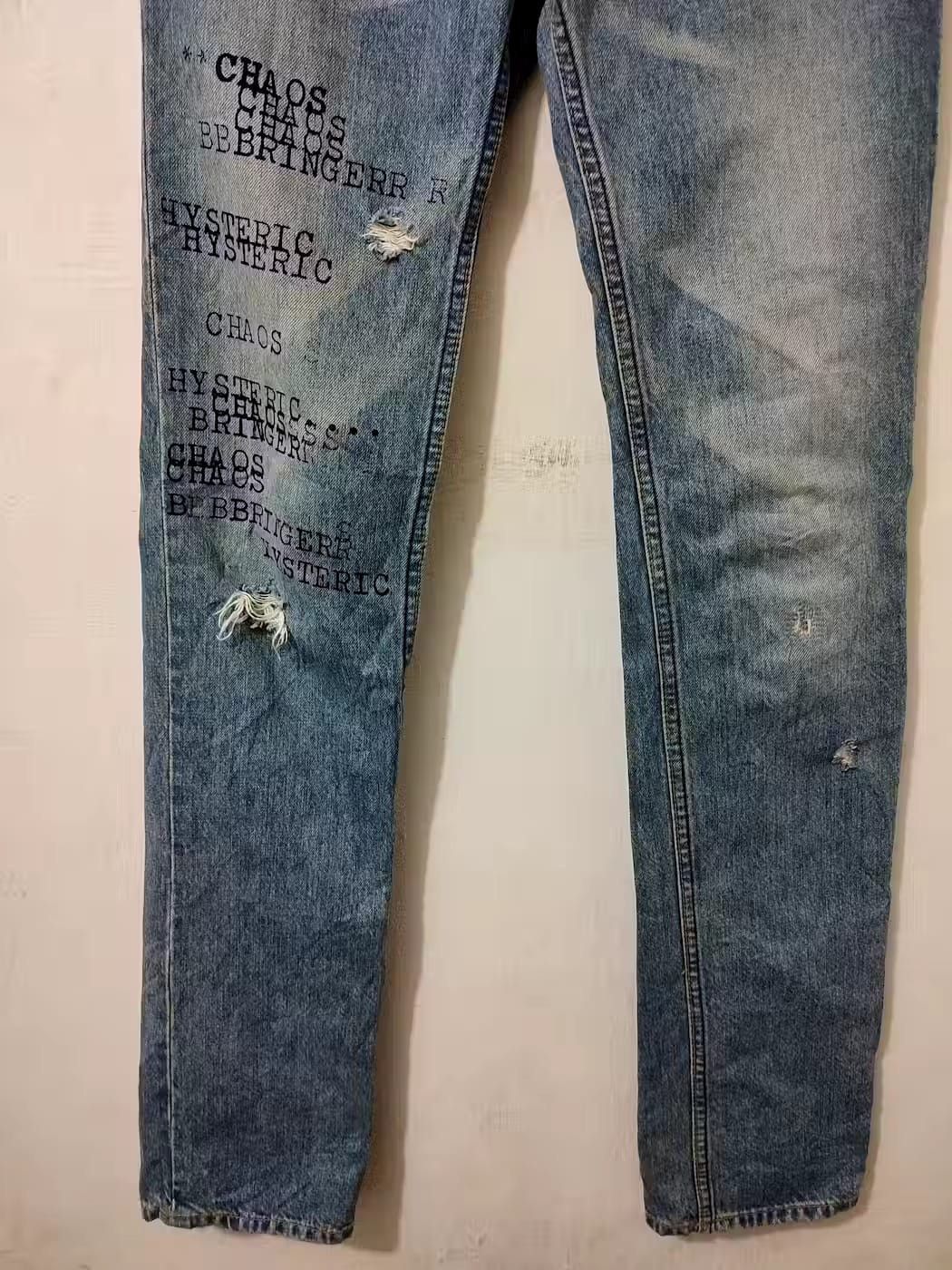 Hysteric Glamour Hysteric Glamour Chaos Bringer Low Rise Denim Size 28" / US 6 / IT 42 - 5 Thumbnail