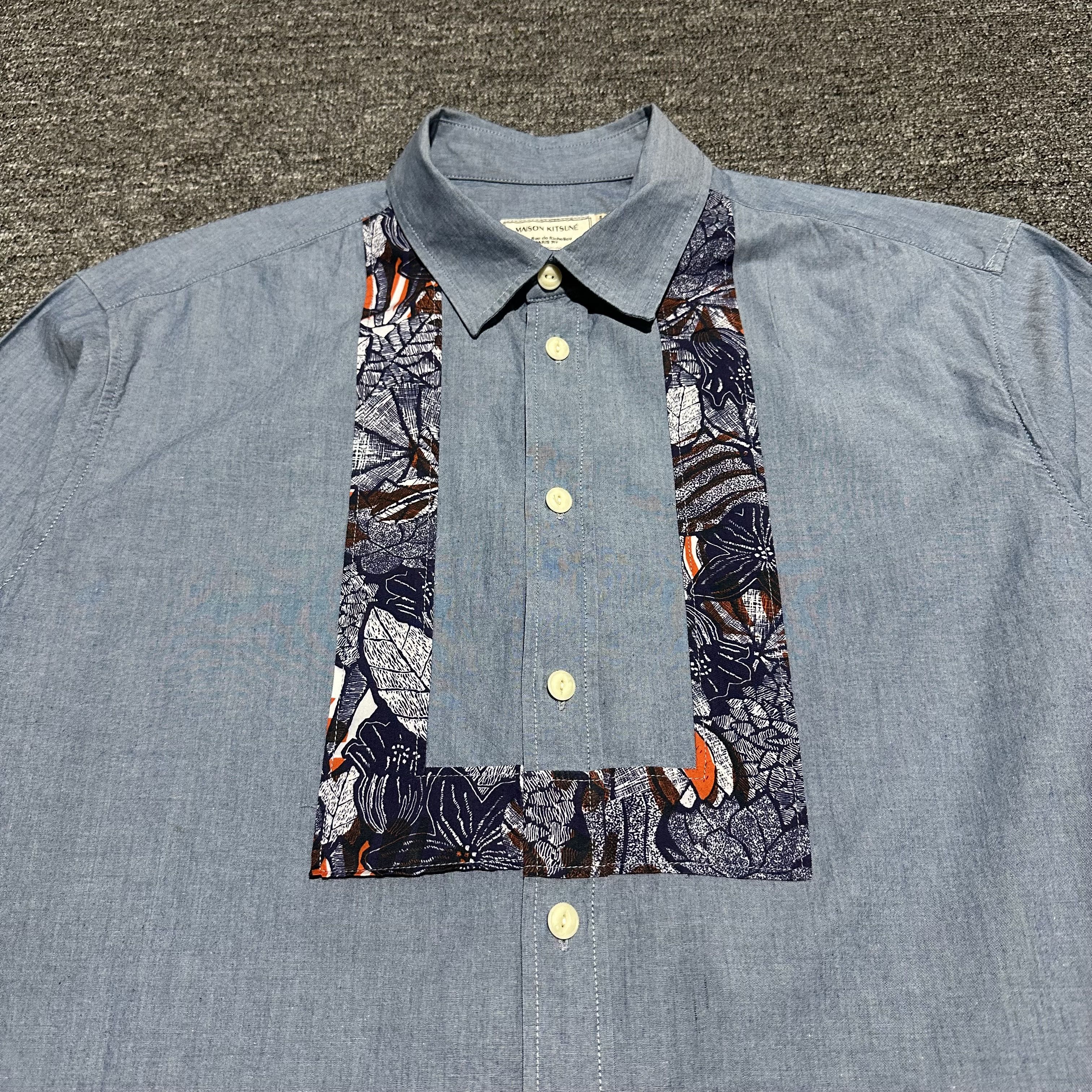 Maison Kitsune Maison Kitsune Button Ups Size US M / EU 48-50 / 2 - 2 Thumbnail