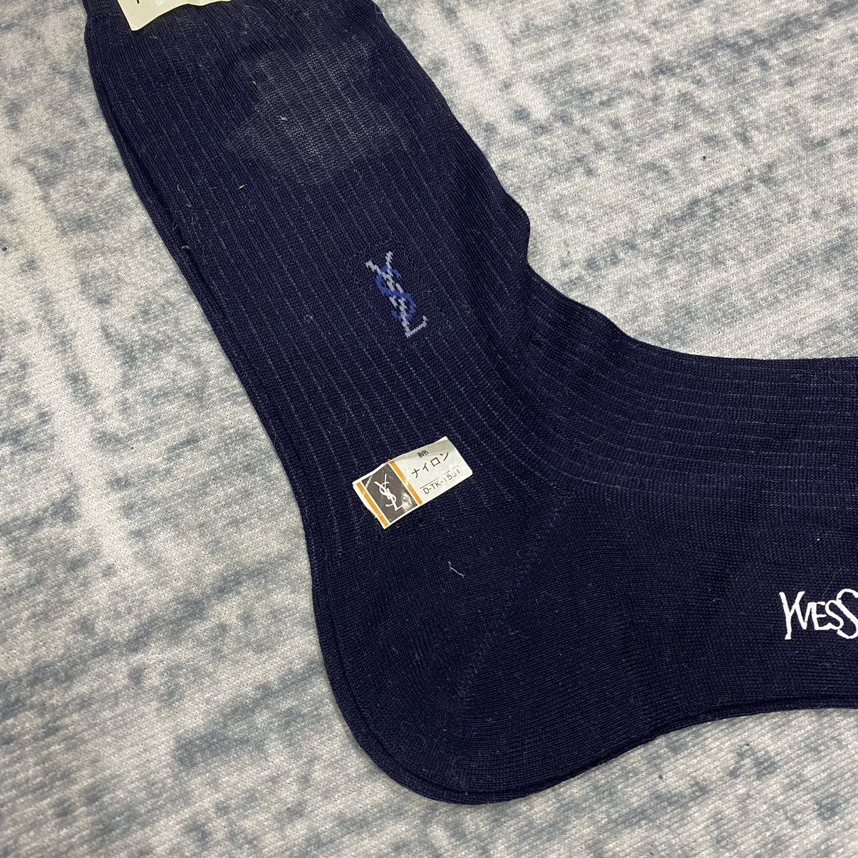 Designer × Yves Saint Laurent Ysl Chaussettes Socks NOS Size ONE SIZE - 1 Thumbnail