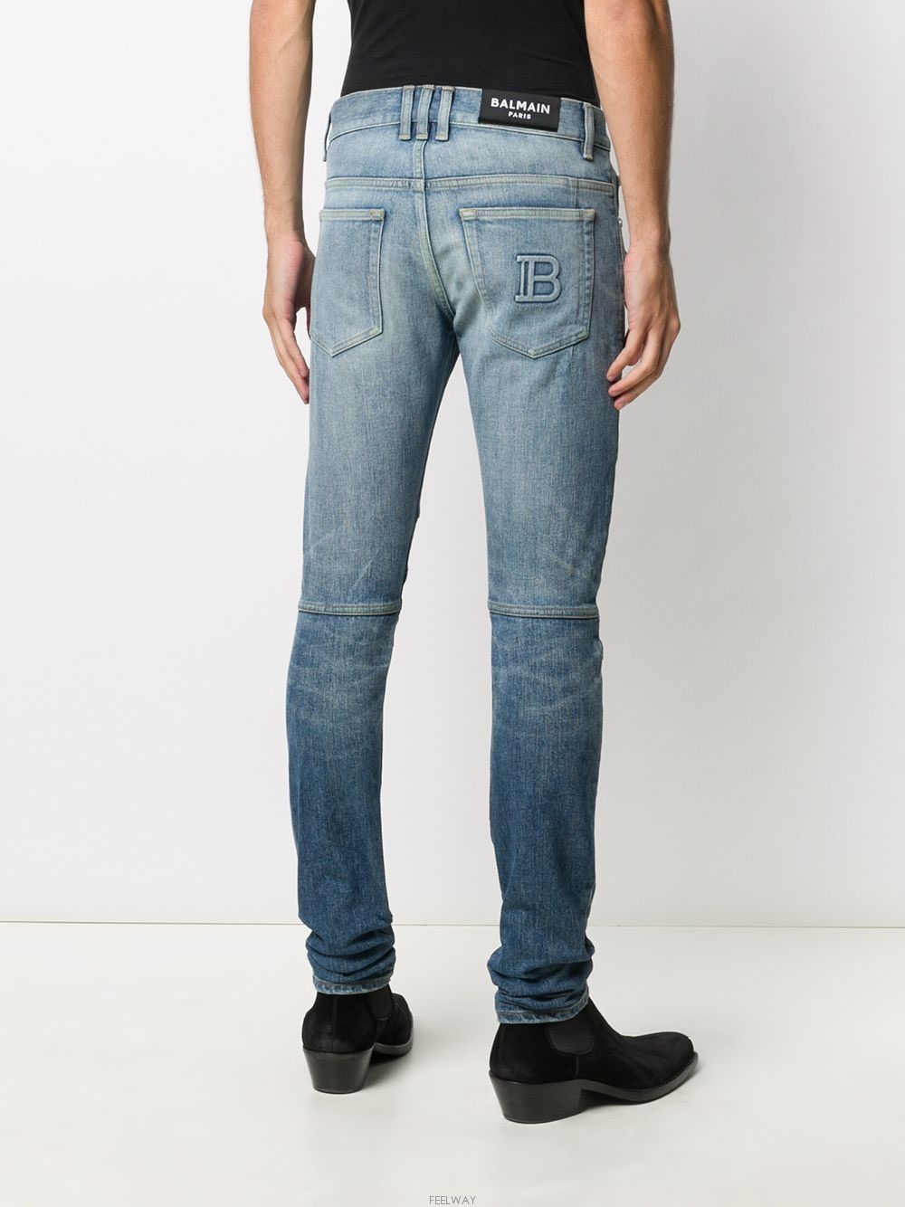 Balmain Balmain - S/S ‘21 - Embossed Logo Skinny Jeans Size US 30 / EU 46 - 23 Thumbnail