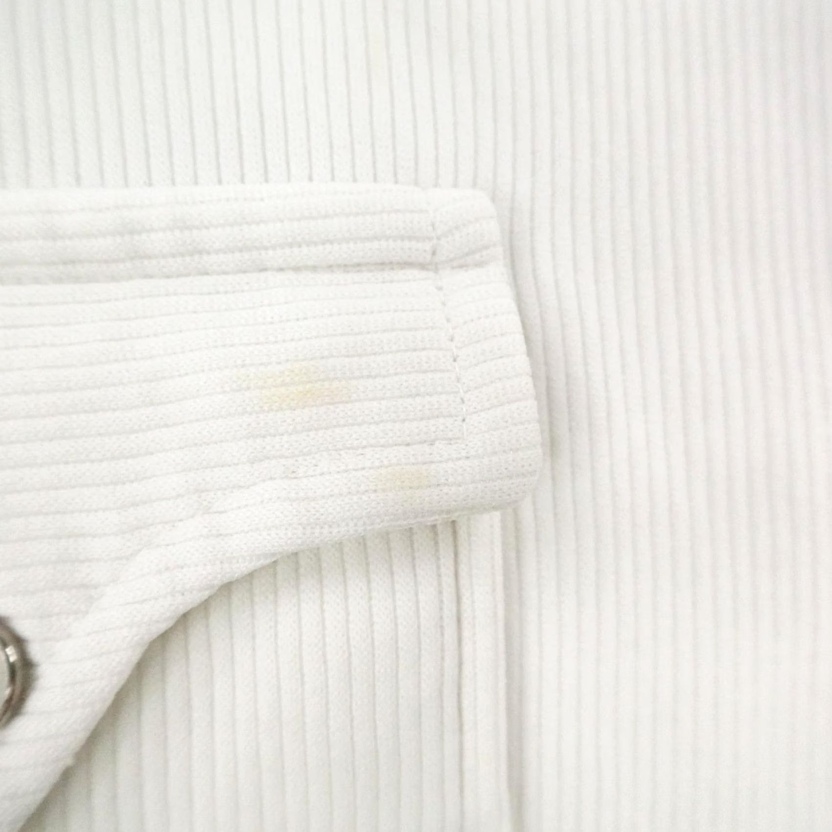 Vintage VINTAGE H Bar C Ranchwear Shirt Men XL White Western Pearl Snap Ribbed Long Tail Size US XL / EU 56 / 4 - 3 Thumbnail