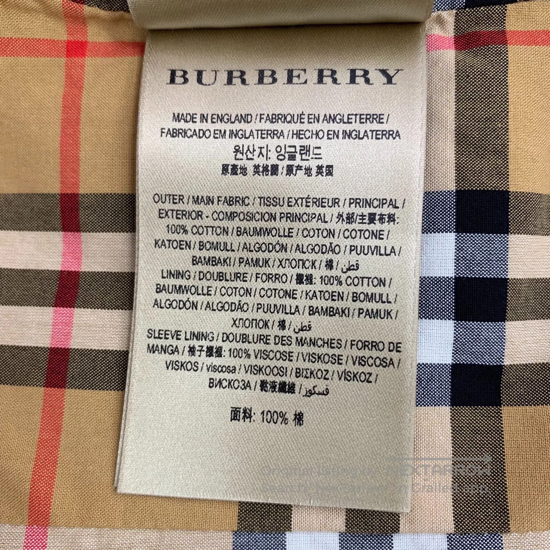 Burberry Burberry Black Cotton Collar Double-breasted Long Sleeve B Size XS / US 0-2 / IT 36-38 - 9 Thumbnail