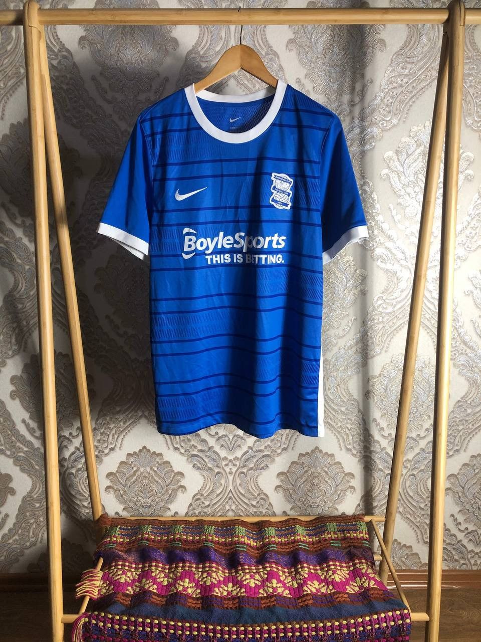 Nike VINTAGE NIKE FC BIRMINGHAM CITY ENGLAND SOCCER JERSEY RETRO Size US XL / EU 56 / 4 - 1 Thumbnail