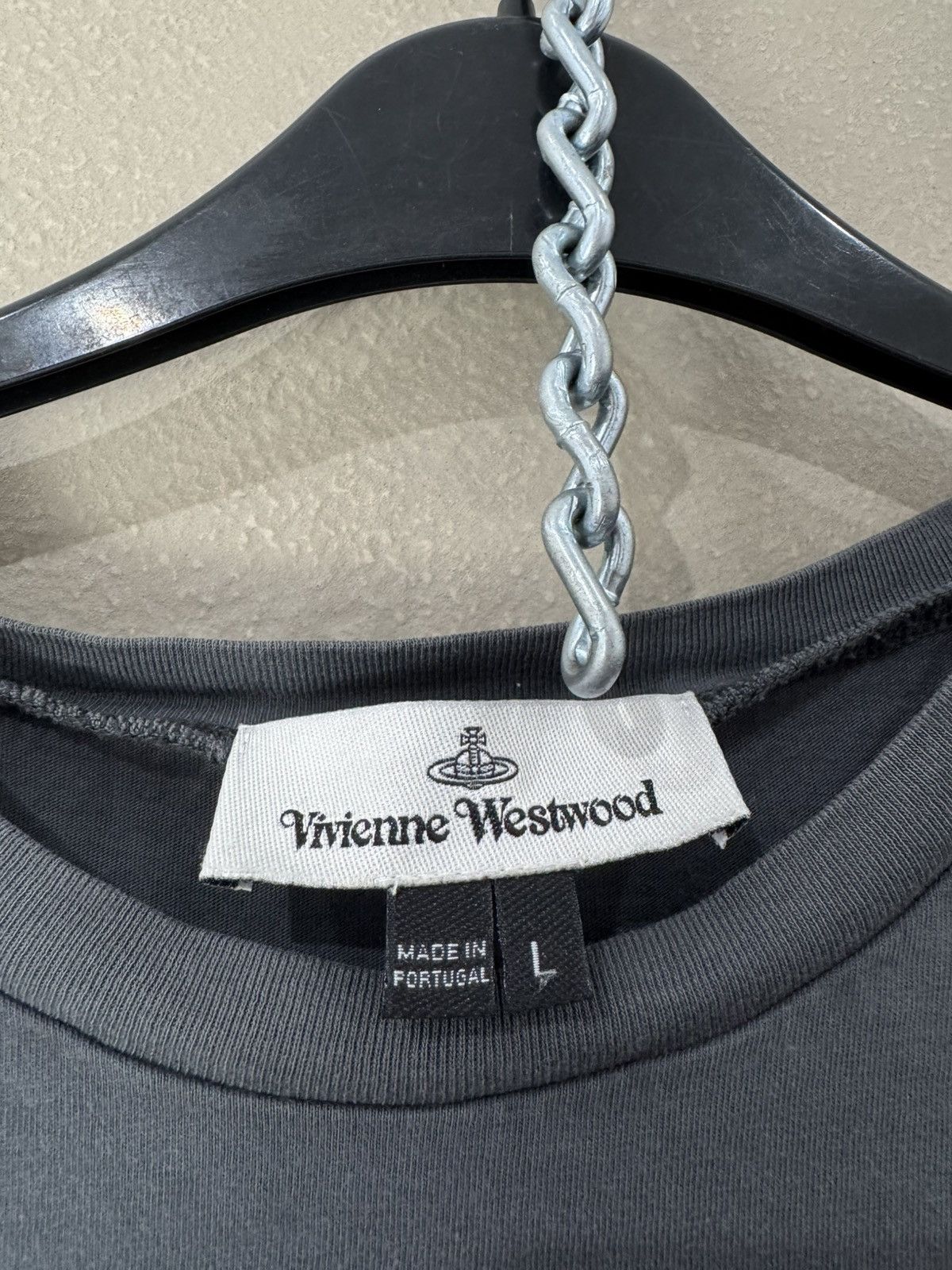 Vivienne Westwood Mens Vintage Vivienne Westwood T-shirt white tee logo Size US L / EU 52-54 / 3 - 3 Thumbnail