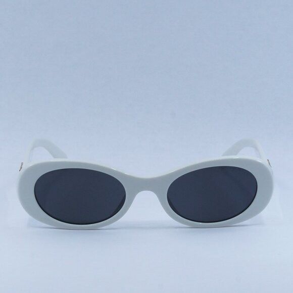 Miu Miu 🕶️ New Miu Miu MU06ZS 1425S0 Sunglasses - White Ivory Frame Size ONE SIZE - 2 Thumbnail