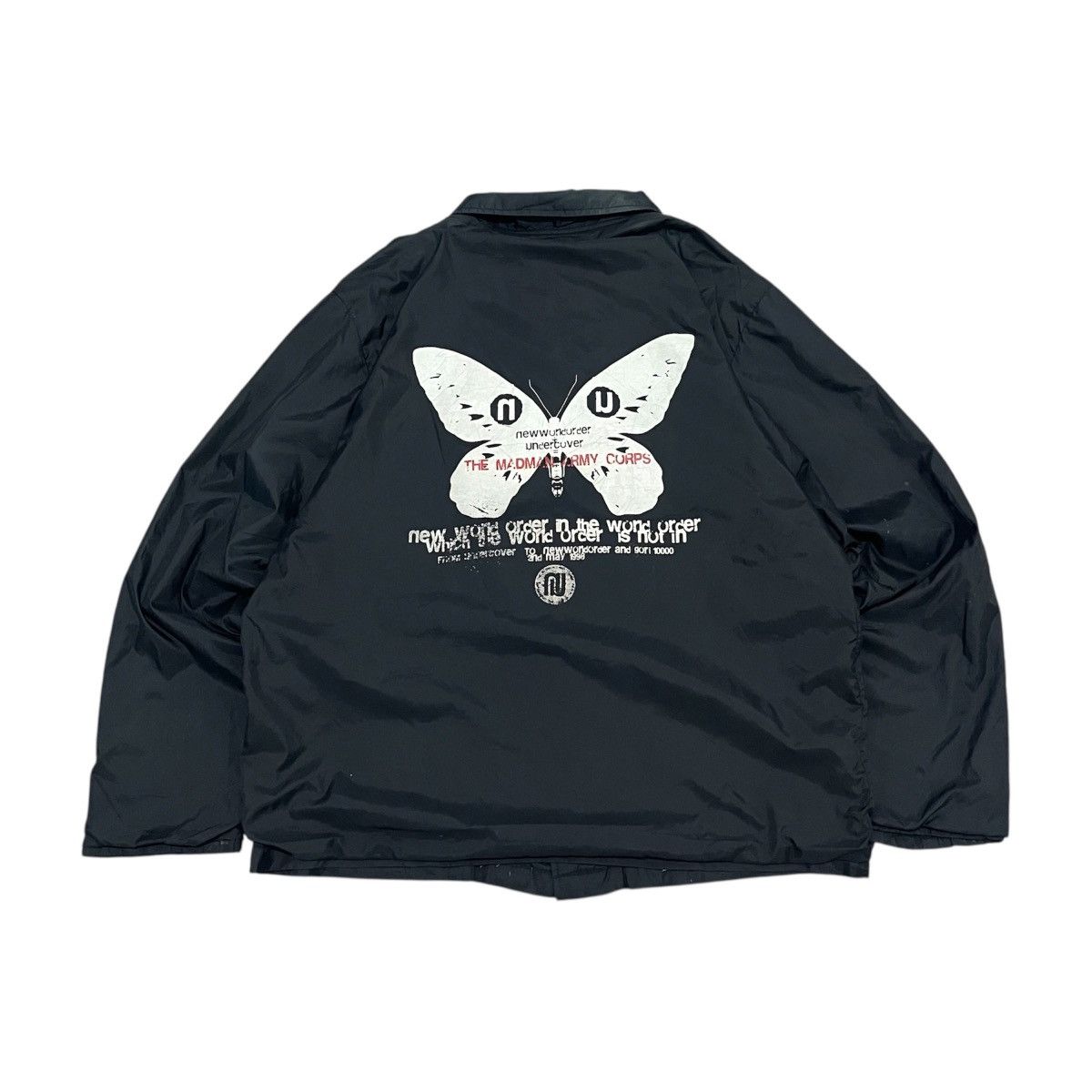 Undercover SS98 UNDERCOVER JUN TAKAHASHI x NEW WORLD ORDER COACH JACKET Size US M / EU 48-50 / 2 - 2 Thumbnail