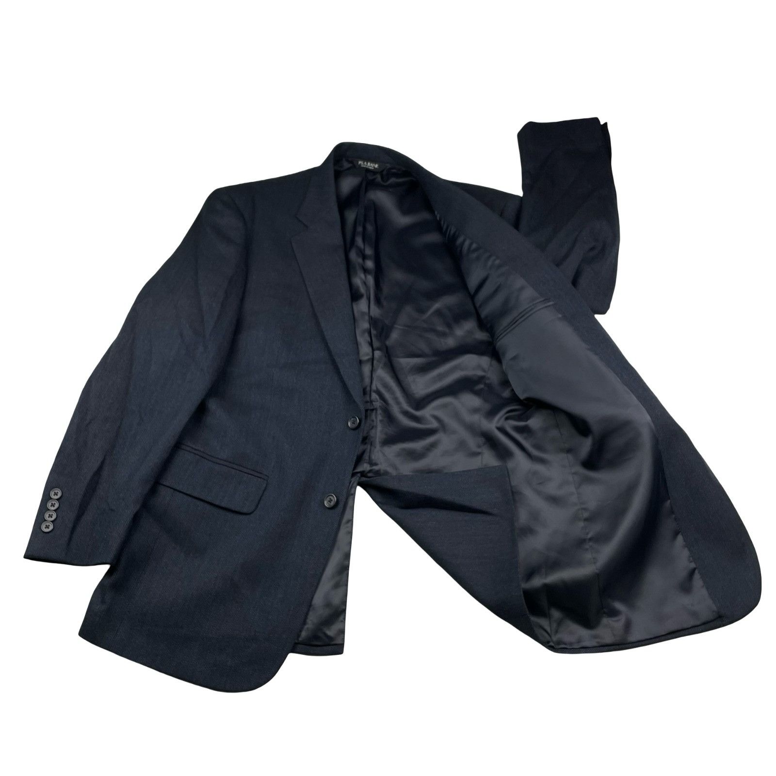 Jos. A. Bank Jos. A Bank Men’s 100% Wool 2-Button Blazer Jacket Blue Herr Size 40R - 3 Thumbnail