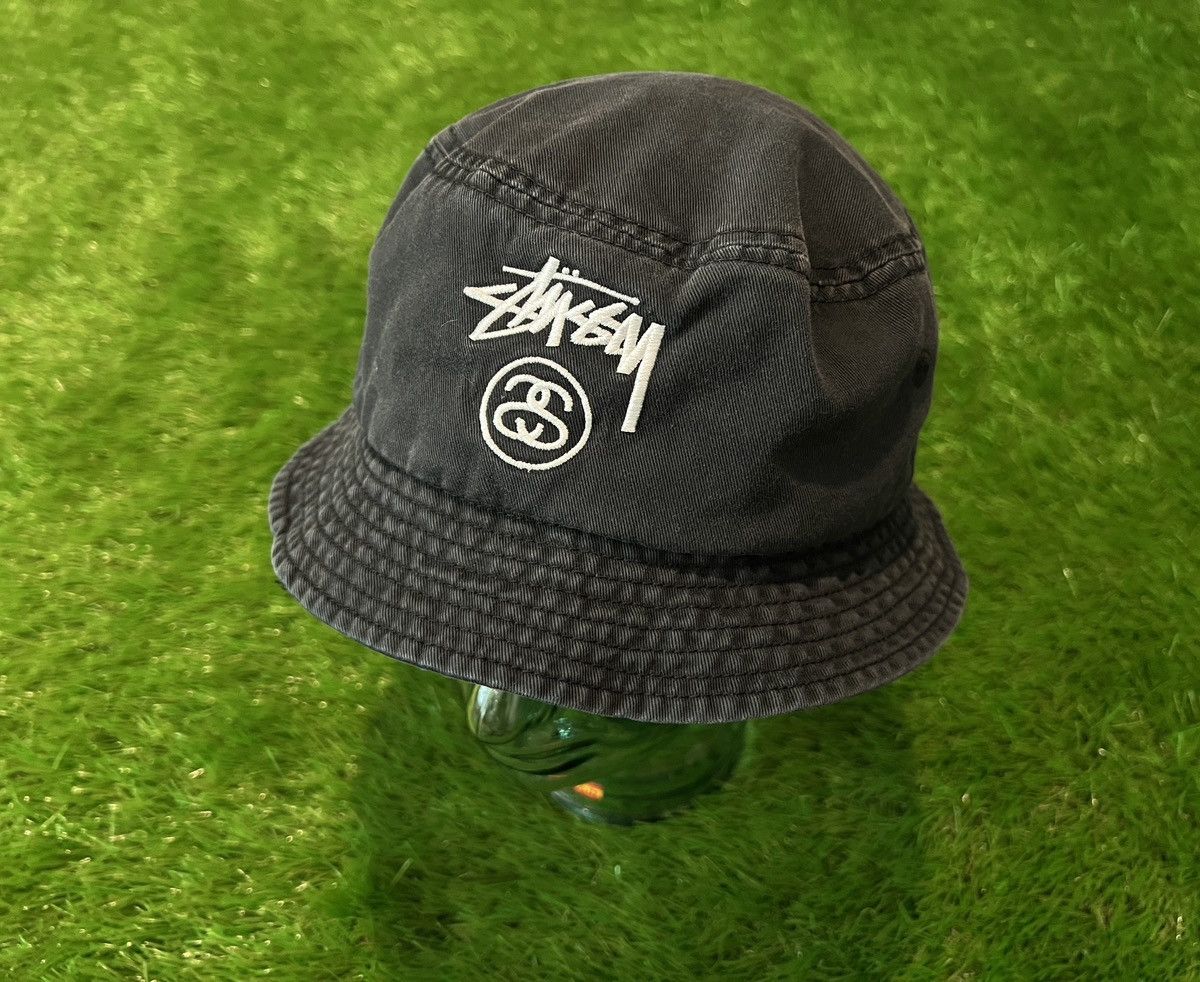 old stussy バケットハット　stussy hats 90's Stussy Vintage 90s Stussy - 'Capz' - SS Double Logo Bucket