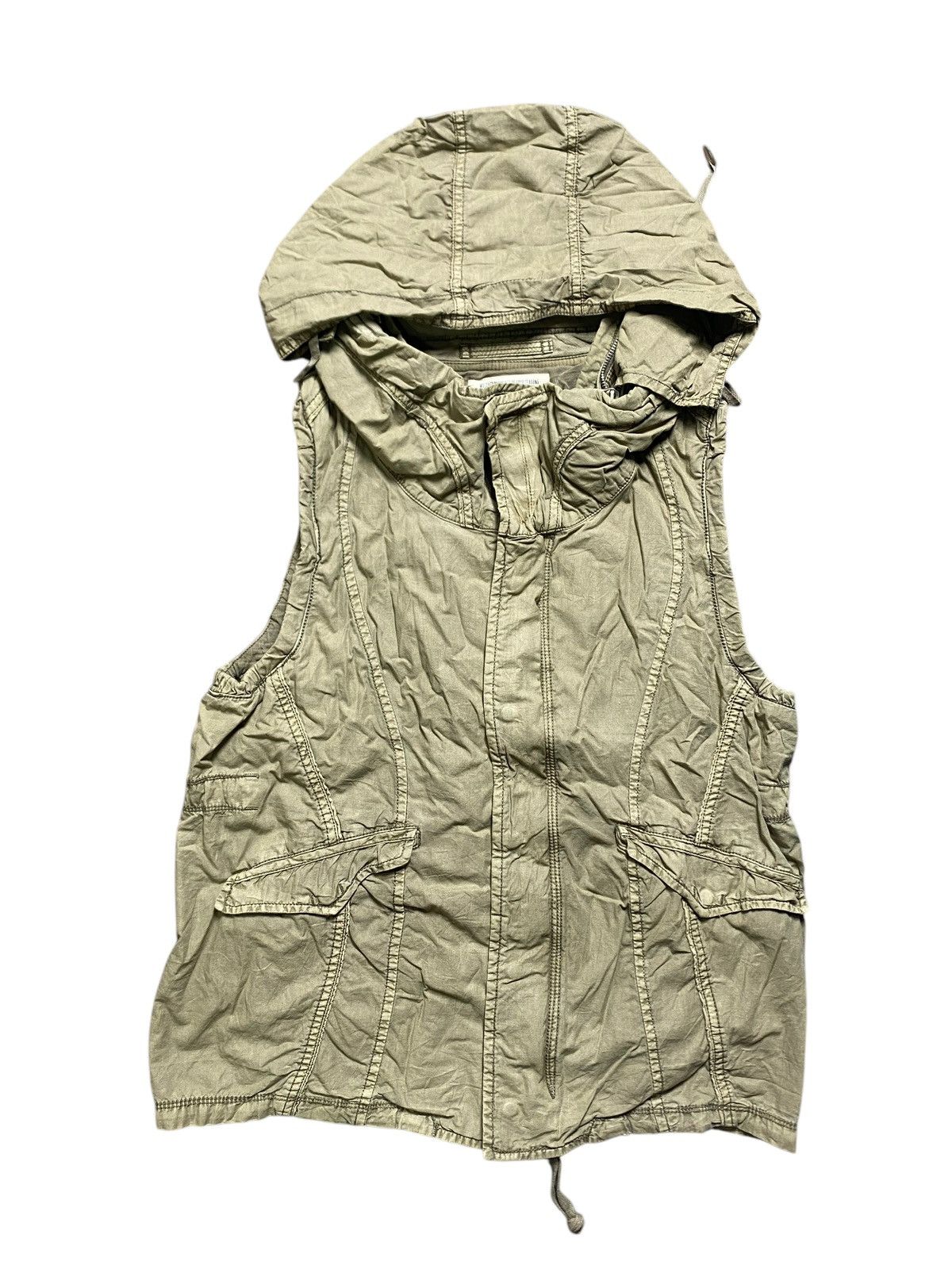 Japanese Brand VINTAGE VEST HOODIE MILITARY GARMENTS OF FOUR SEASONS JACKET Size US M / EU 48-50 / 2 - 1 Thumbnail