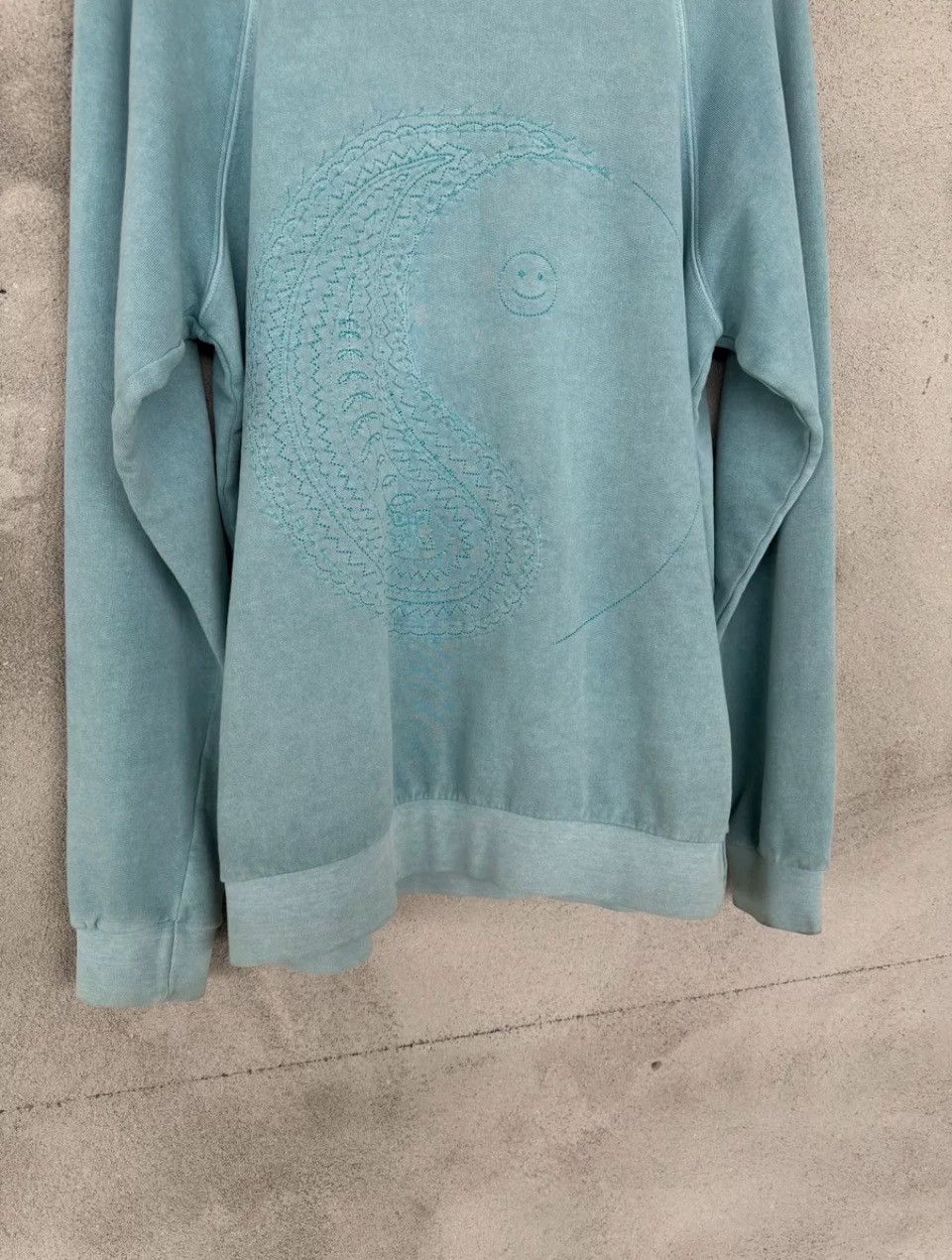 Raf Simons RAF SIMONS 04AW Wave YinYang Smile Pullover Sweatshirt Size US M / EU 48-50 / 2 - 3 Thumbnail