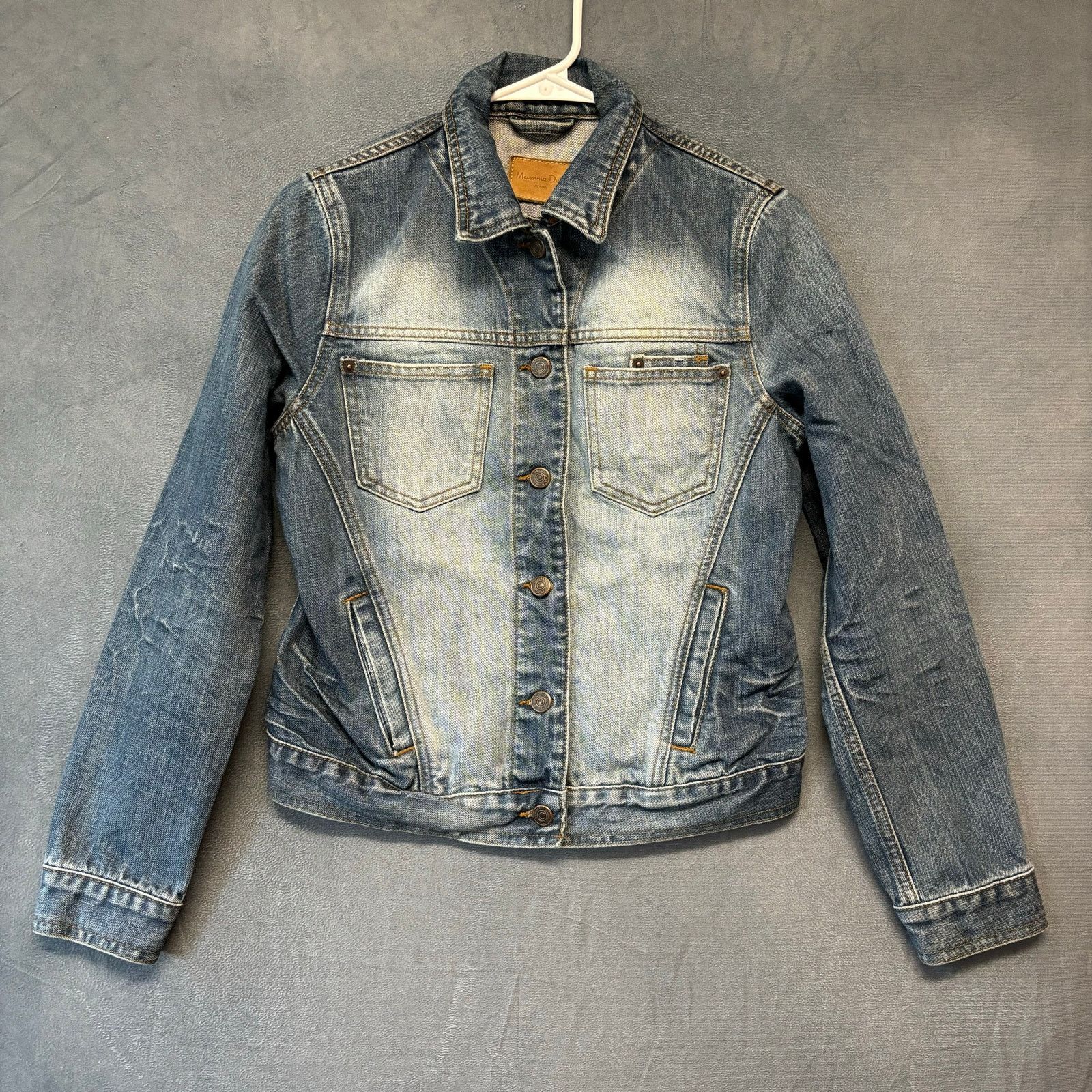 Massimo Dutti Massimo Dutti Denim Jacket Womens 40 Jean Y2K Trucker Jacket Size M / US 6-8 / IT 42-44 - 1 Thumbnail
