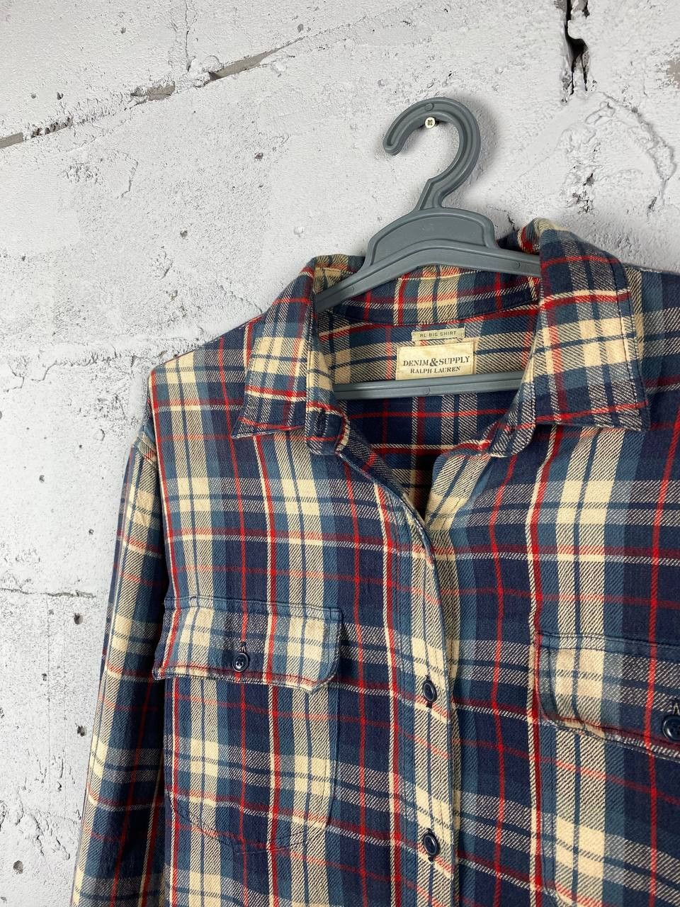 Denim & Supply Ralph Lauren × Polo Ralph Lauren × Vintage Denim And Supply Ralph Lauren Plaid Flannel Shirt Size US M / EU 48-50 / 2 - 3 Thumbnail