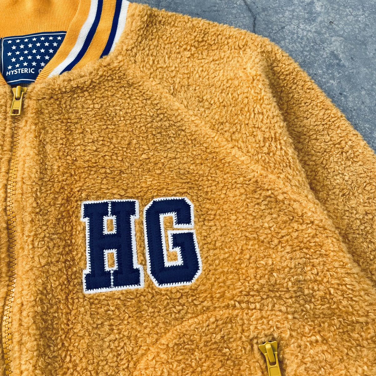 Hysteric Glamour Vintage Hysteric Glamour Heavy Fleece Zipper Jacket Rare Size US S / EU 44-46 / 1 - 11 Thumbnail