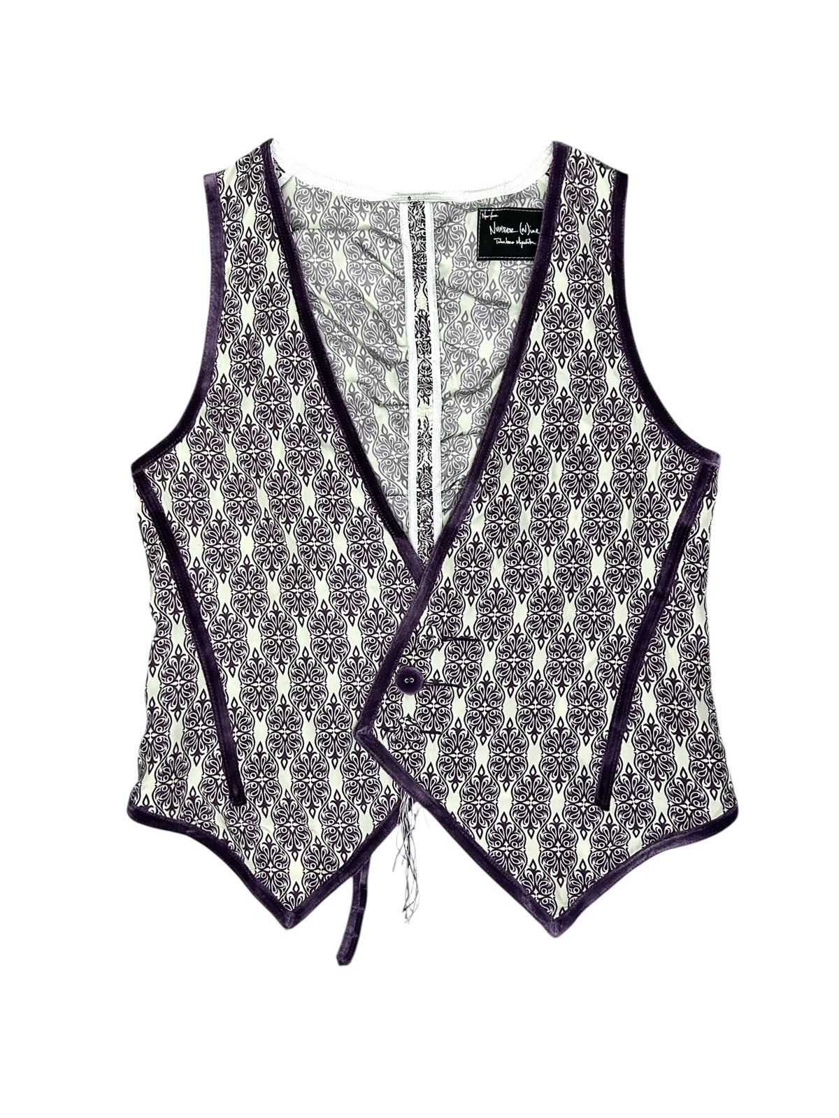 Number (N)ine F/W 09 Tribal Vest Size US XS / EU 42 / 0 - 1 Thumbnail