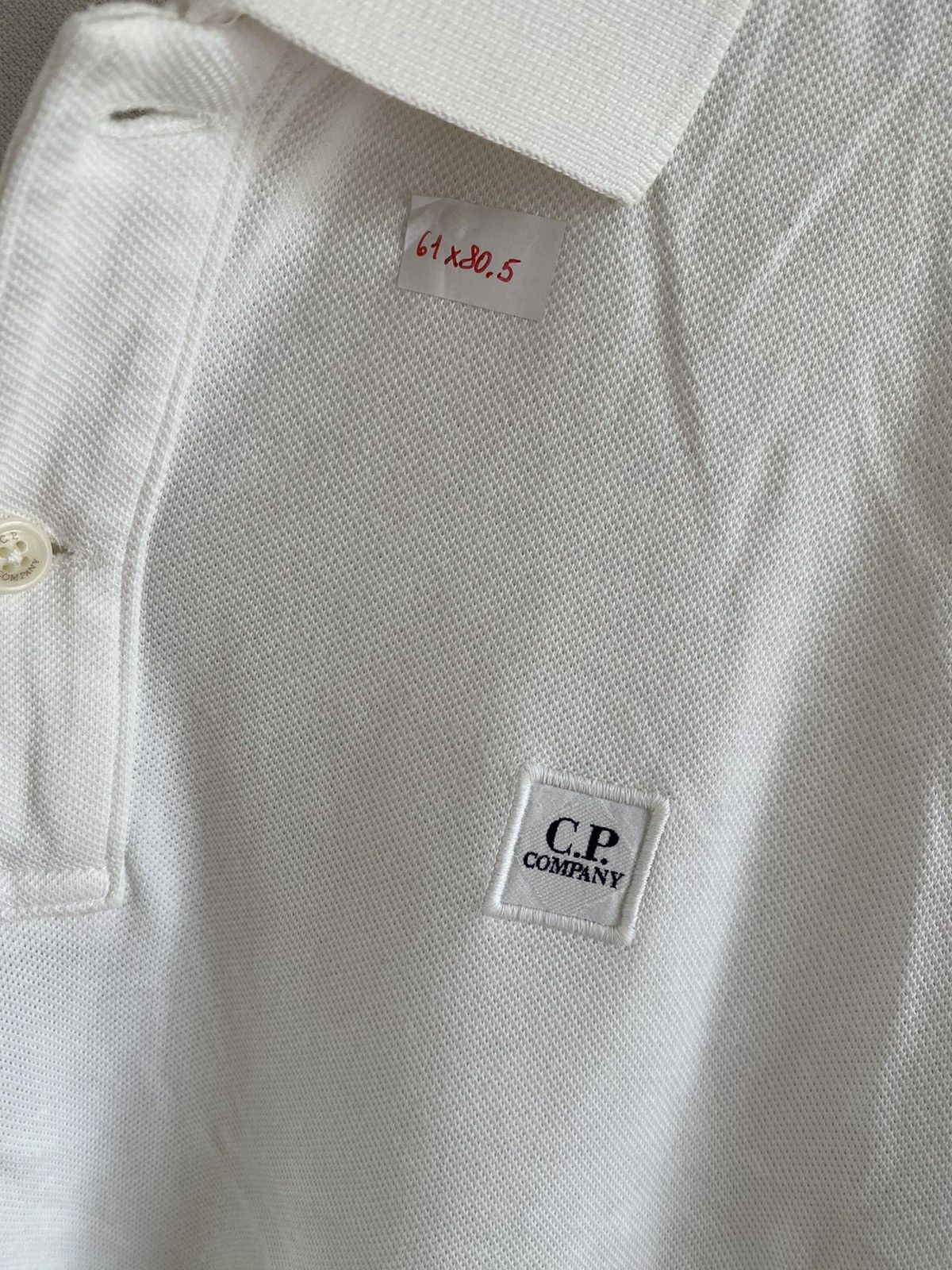 C.P. Company Cp company T-shirt polo white,XXL, Size US XXL / EU 58 / 5 - 3 Thumbnail