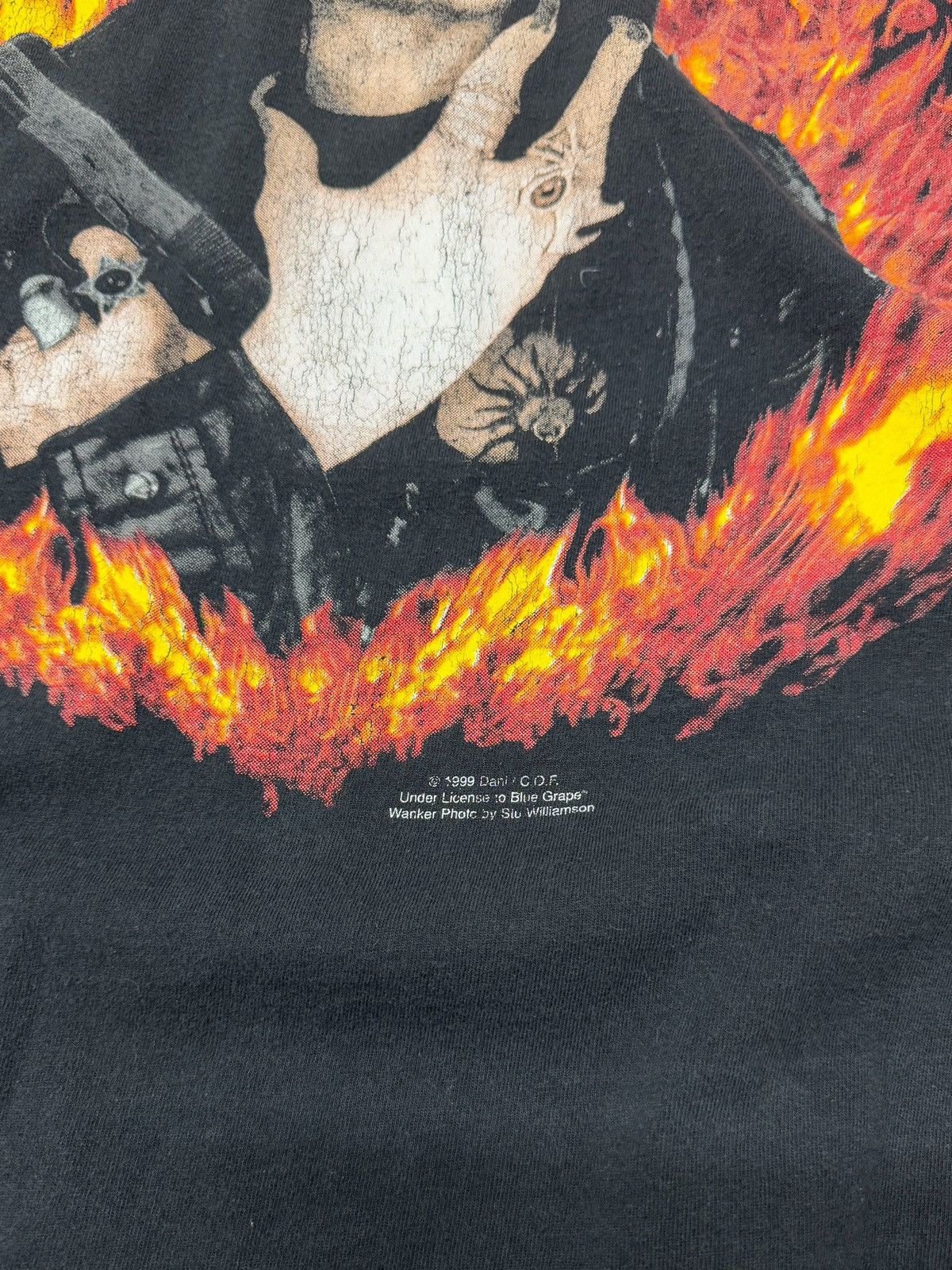 Band Tees × Designer × Vintage 1999 Cradle Of Filth “Wanker” Metal Long Sleeve T-Shirt Size US XL / EU 56 / 4 - 7 Thumbnail