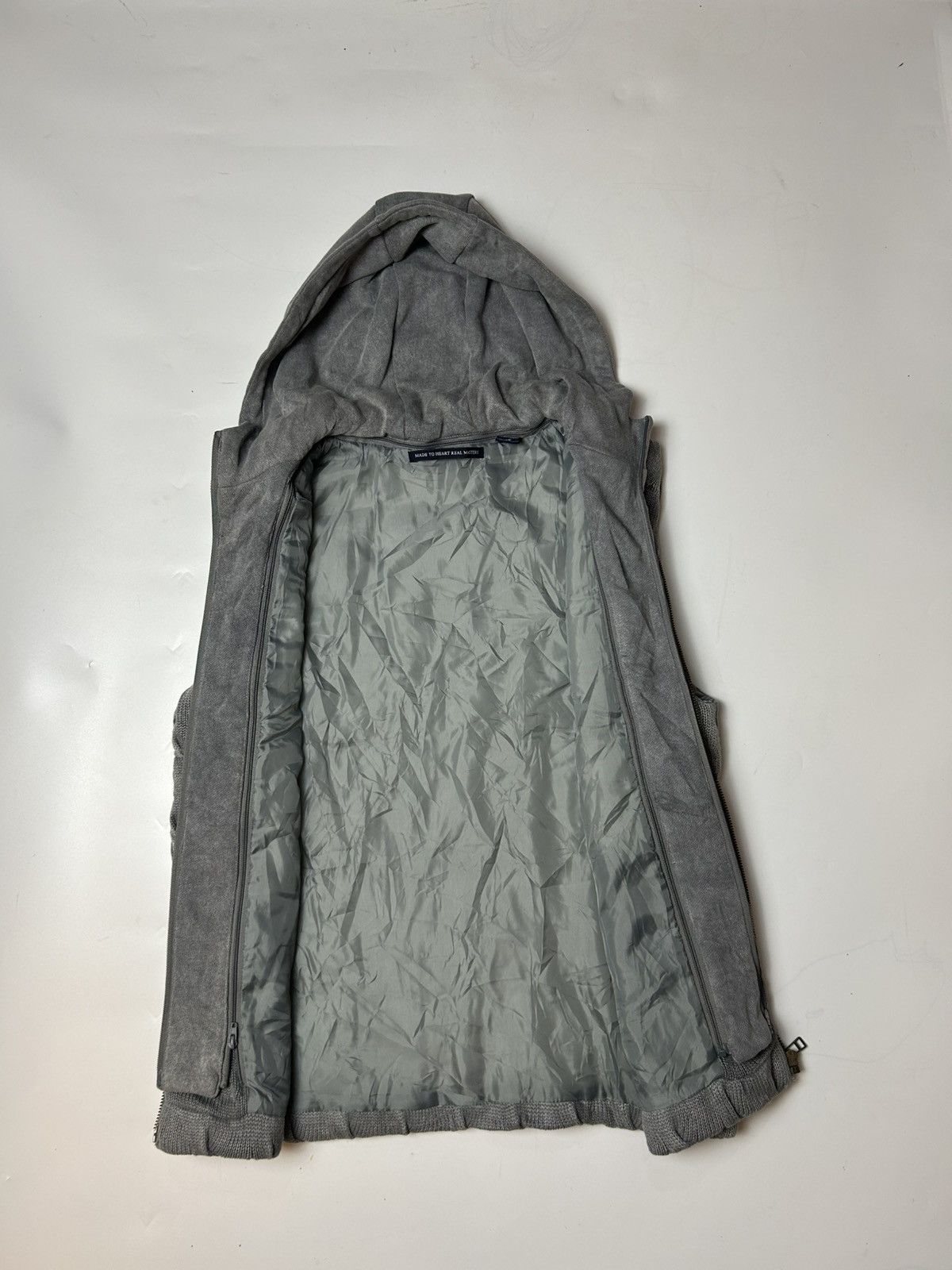 Japanese Brand REAL MASTER KNITWEAR HOODIE VEST Size US M / EU 48-50 / 2 - 2 Thumbnail