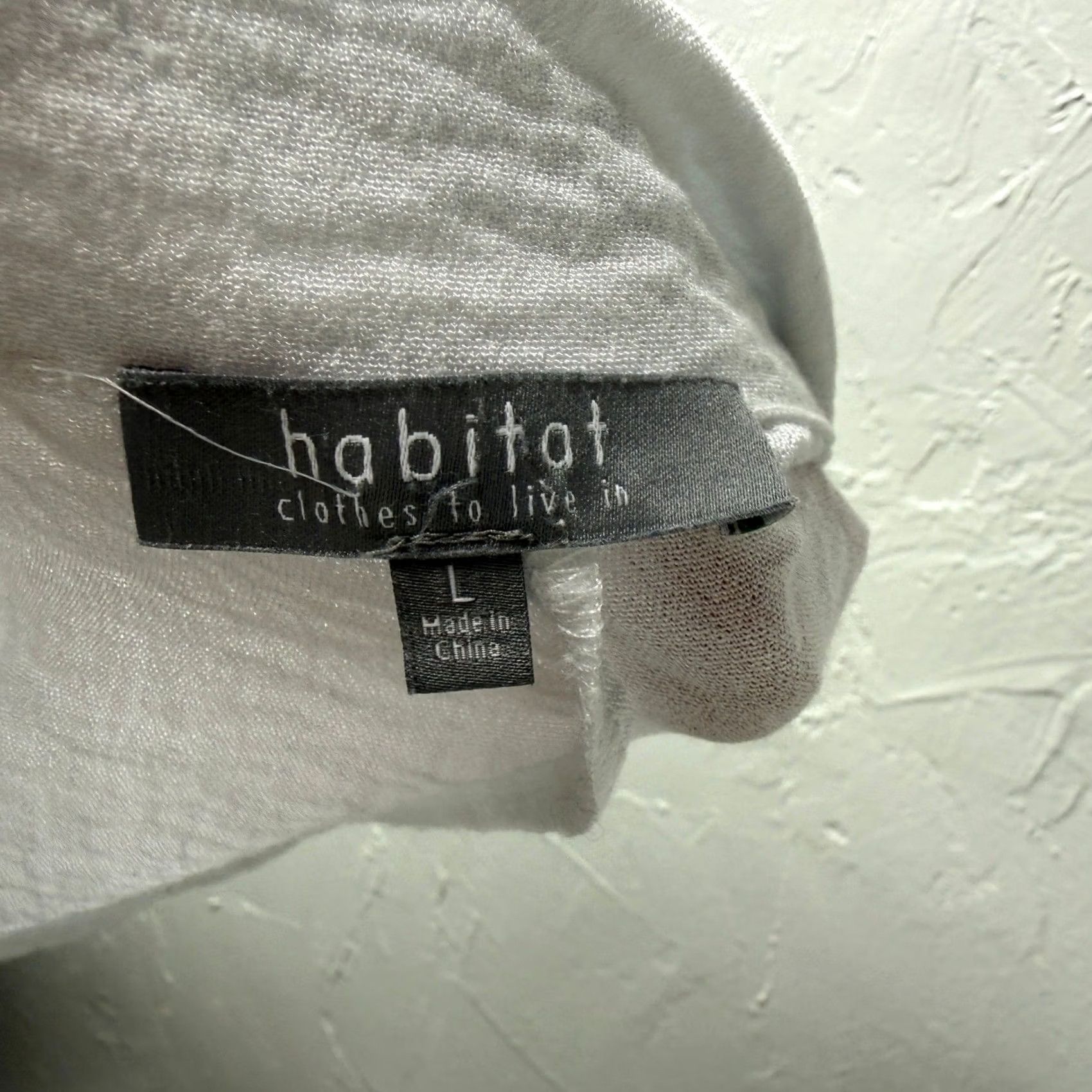 Habitat Habitat Womens Shirt Large Collared Casual Knit Rayon Nylon Blouse Size L / US 10 / IT 46 - 6 Thumbnail