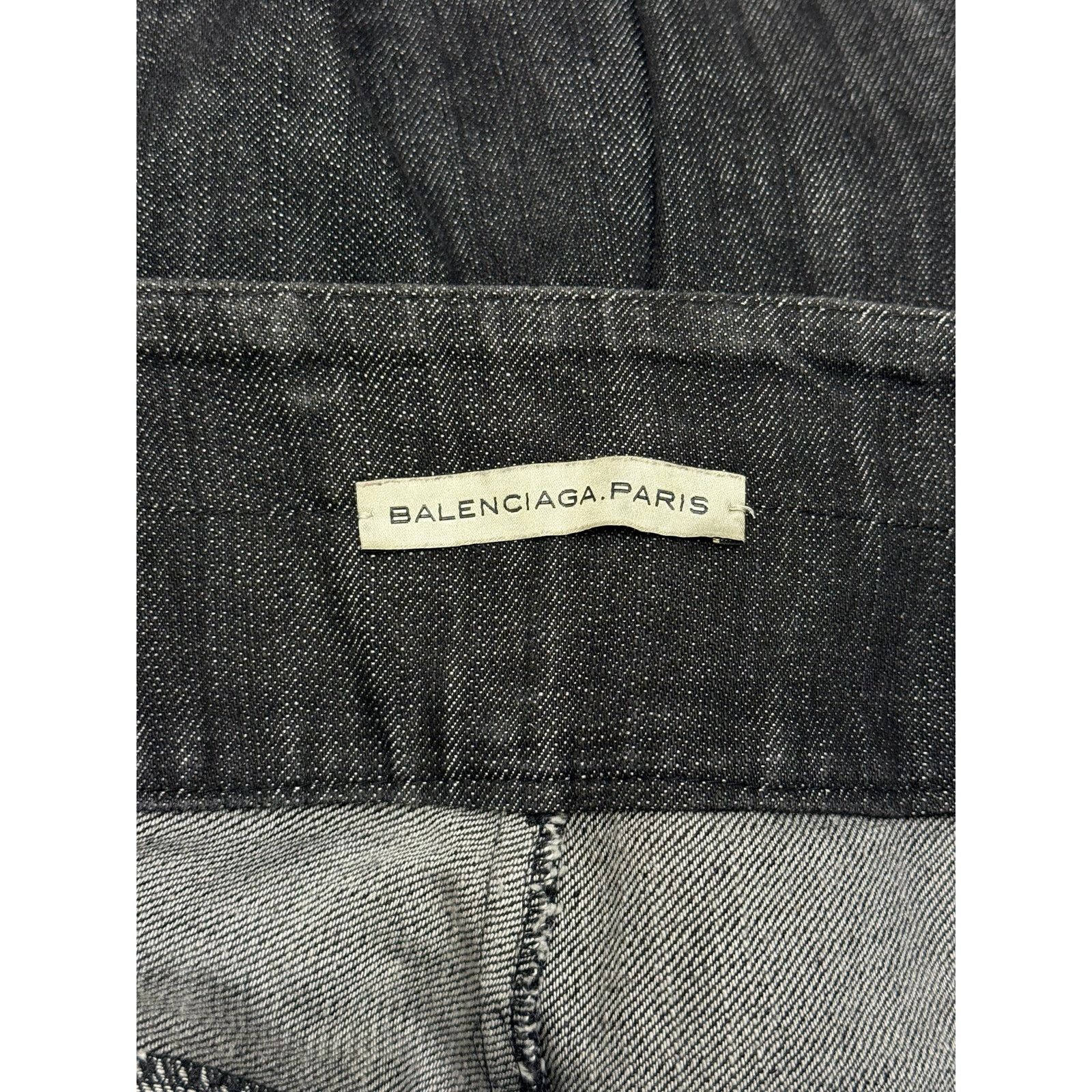 Balenciaga 2006 Balenciaga by Nicolas Ghesquière Flared Workwear Denim Size US 32 / EU 48 - 6 Thumbnail