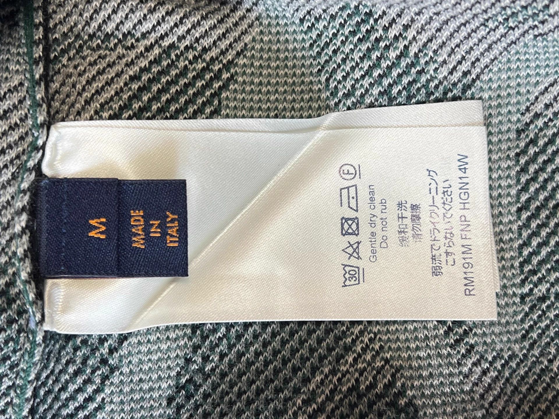 Louis Vuitton Louis Vuitton Men's Allover Logo Green Colorblock M Sweater Size US M / EU 48-50 / 2 - 7 Thumbnail