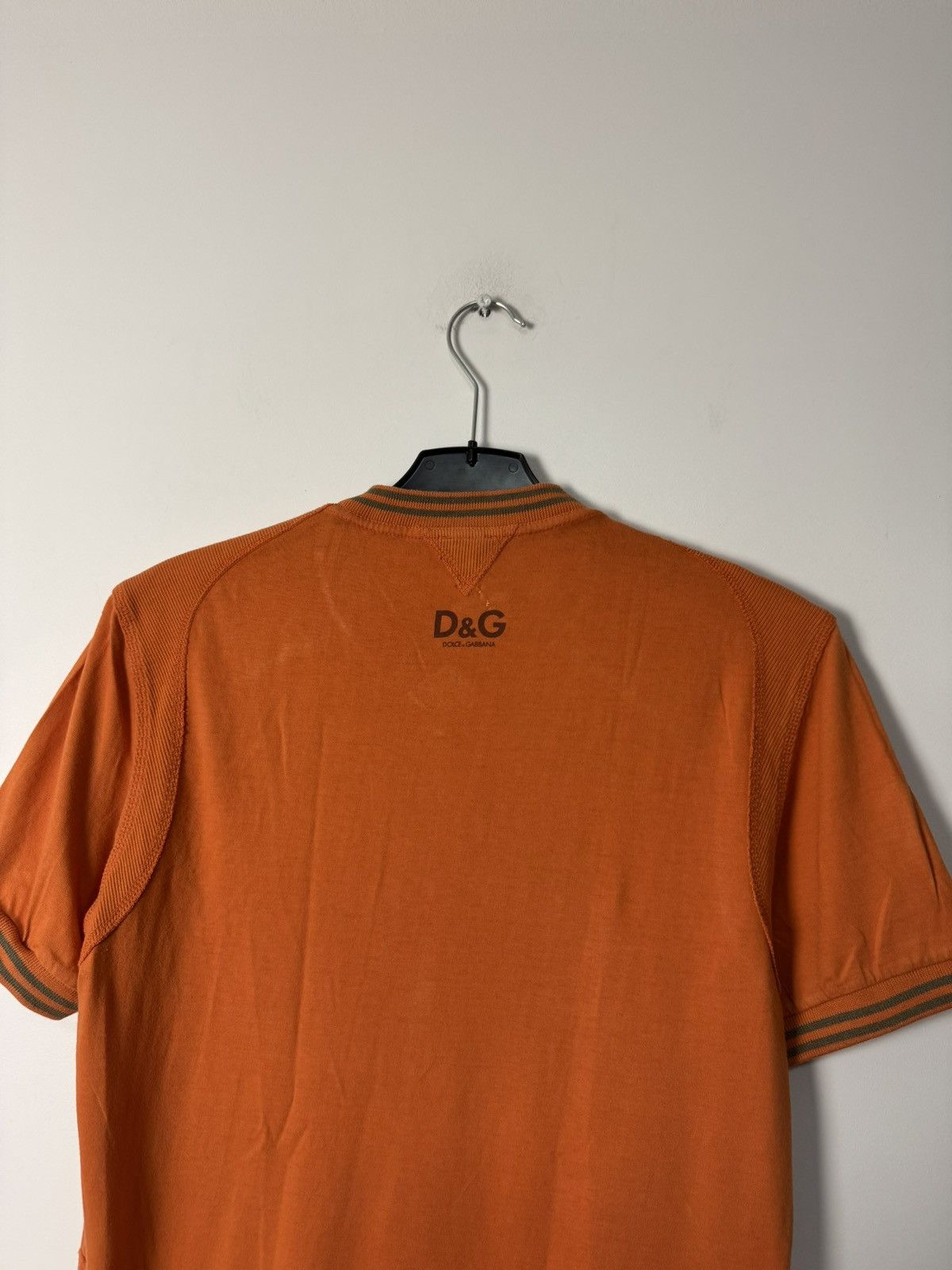 Dolce & Gabbana Archive Dolce & Gabbana D&G Freedom Graphic Tee Orange Y2K Size US L / EU 52-54 / 3 - 13 Thumbnail