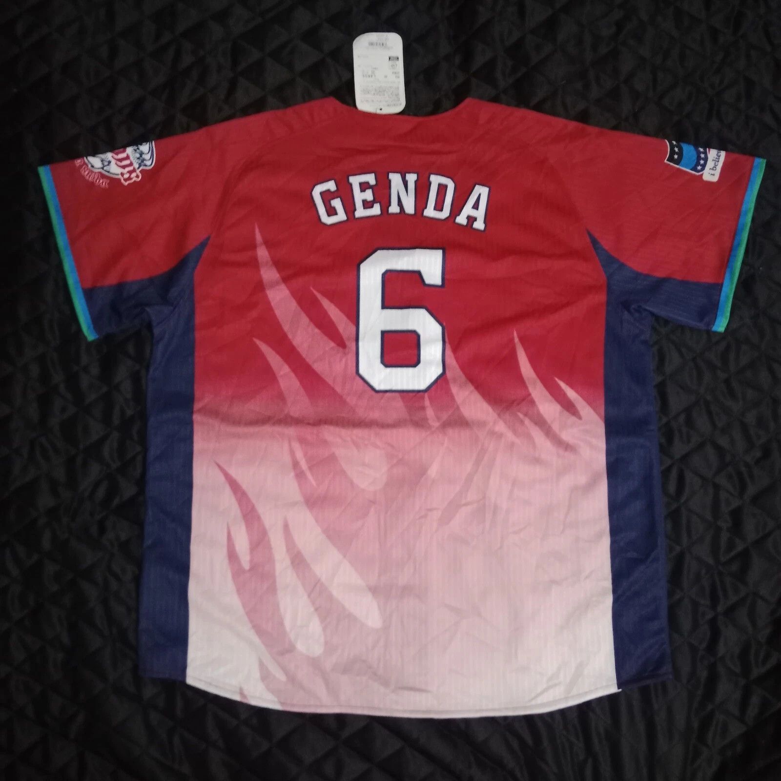 Majestic Saitama Seibu Lions Sosuke Genda Japanese Baseball Jersey Size US L / EU 52-54 / 3 - 6 Thumbnail