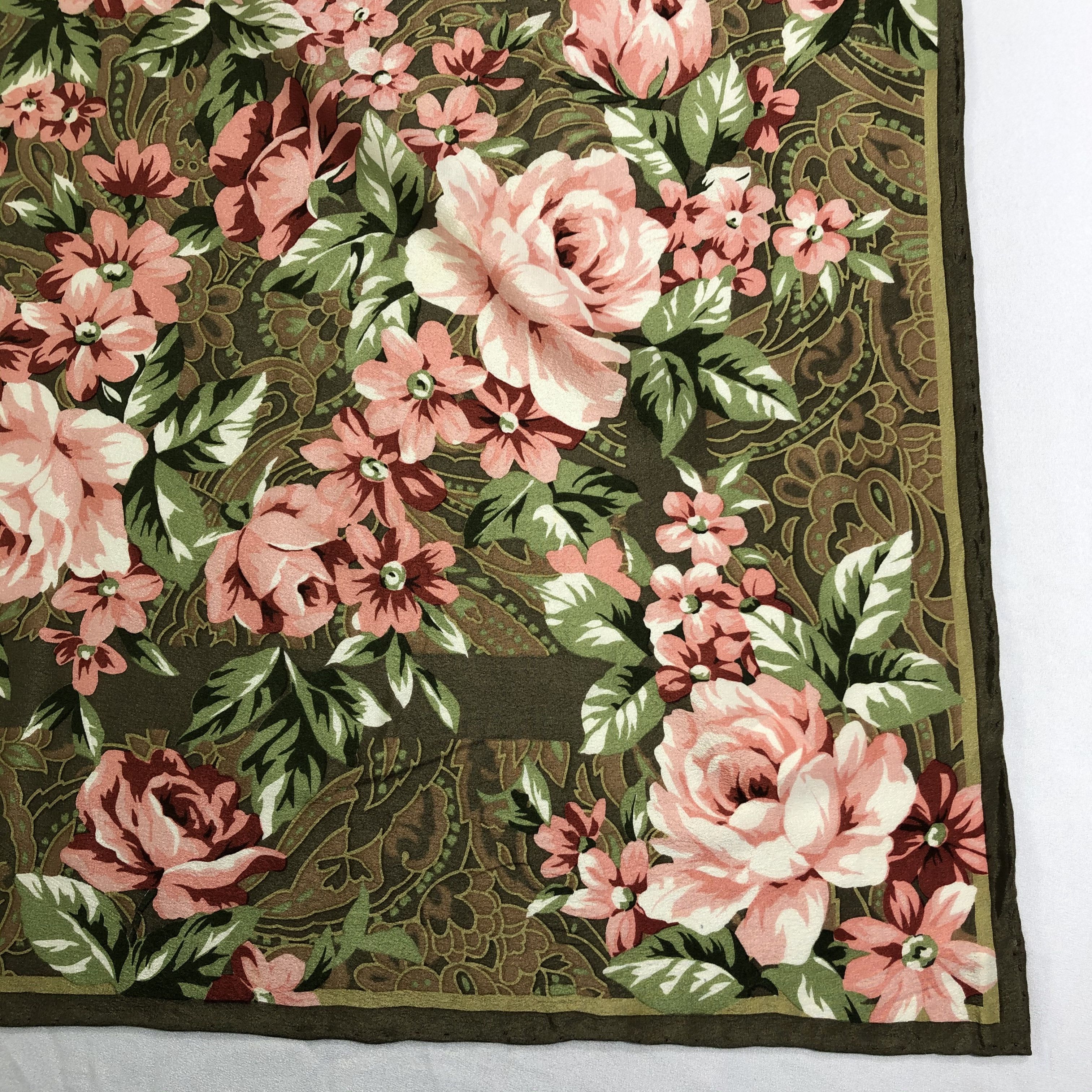 Vintage Vintage Silk Scarf Size ONE SIZE - 5 Thumbnail