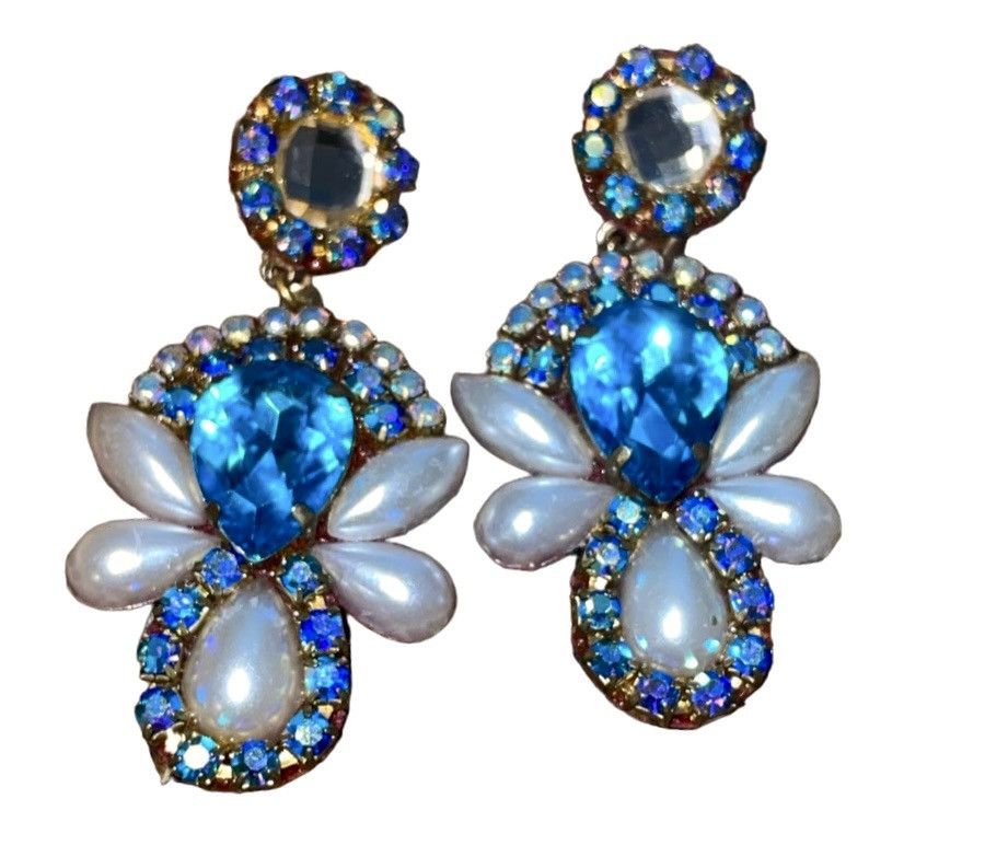 Vintage Vintage Art Deco Czech Crystal Chandelier Vintage Earrings Size ONE SIZE - 5 Thumbnail