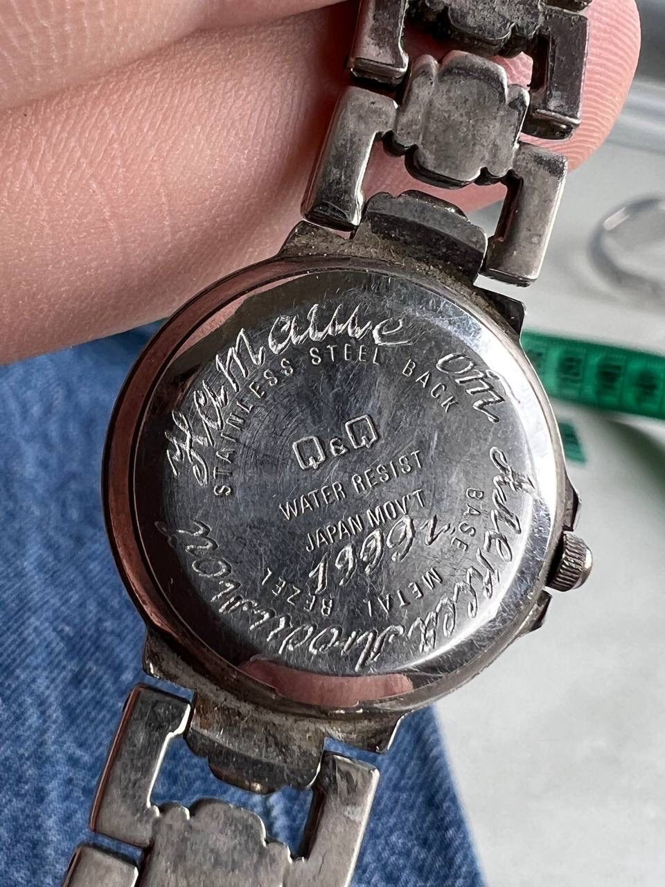 Japanese Brand × Vintage Vintage Japanese style futuristic Watch Link Q&Q 1999 Metal Size ONE SIZE - 3 Thumbnail