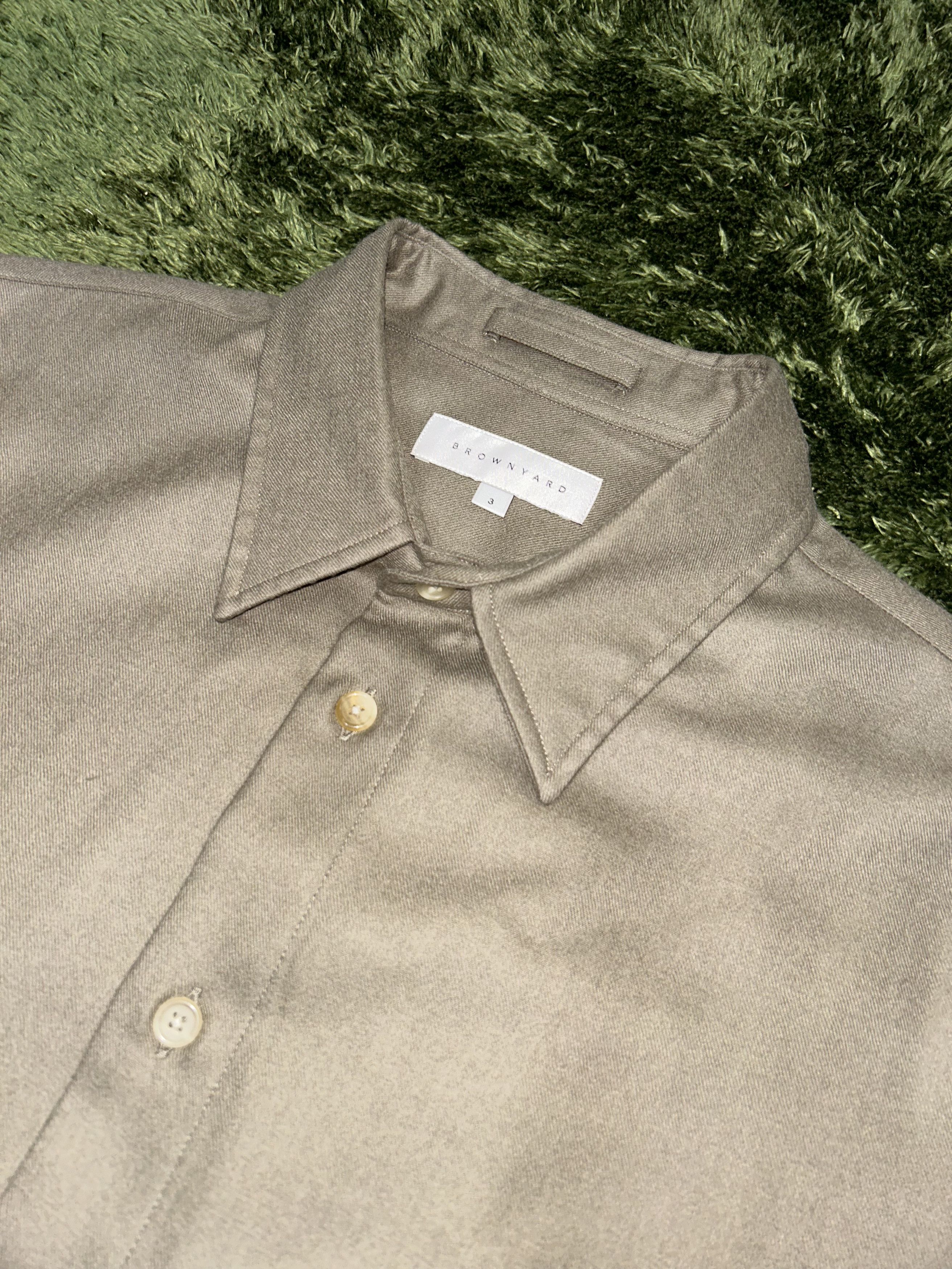 [3] brownyard (korean brand) premium wool oversized shirts