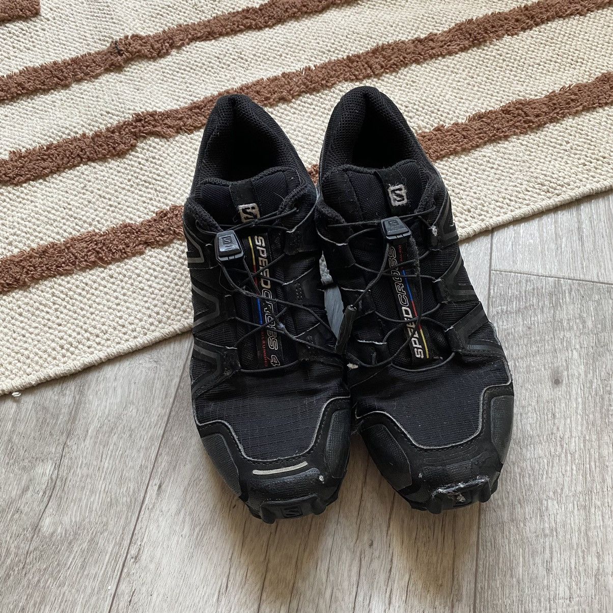 Salomon SALOMON SPEED CROSS 4 TOTAL BLACK SHOES Size US 7 / EU 40 - 6 Thumbnail