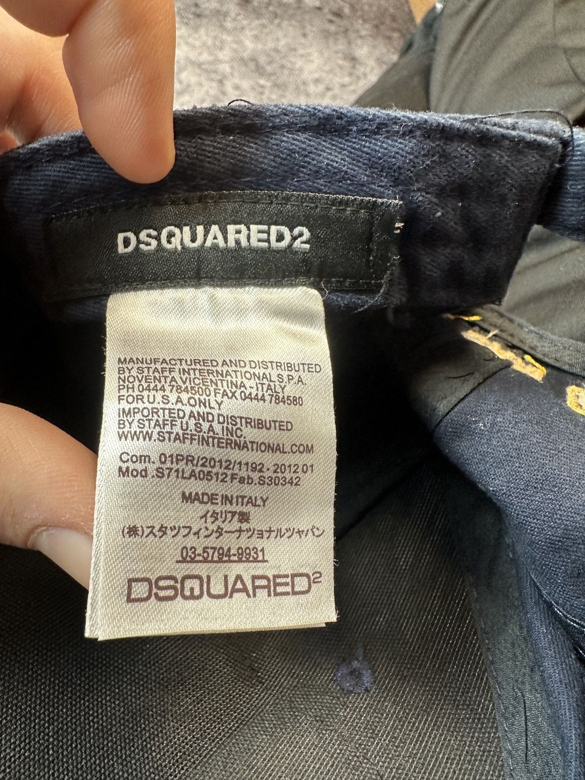 Dsquared2 Vintage Dsquared2 Cap Logo Rare Streetwear USA Casual Style Size ONE SIZE - 4 Thumbnail