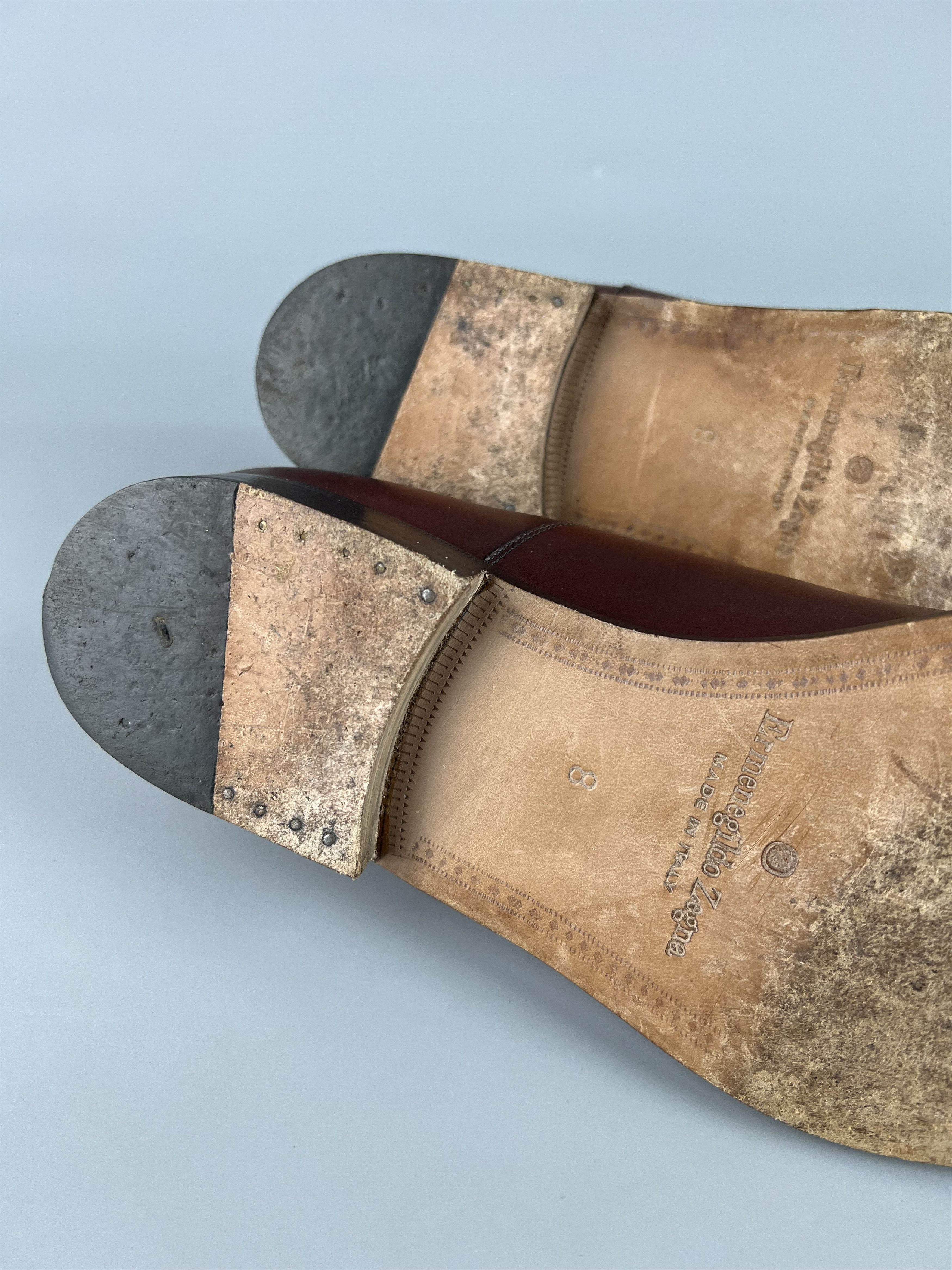 Ermenegildo Zegna Ermenegildo Zegna Brown Oxford Shoes Size US 9 / EU 42 - 11 Thumbnail