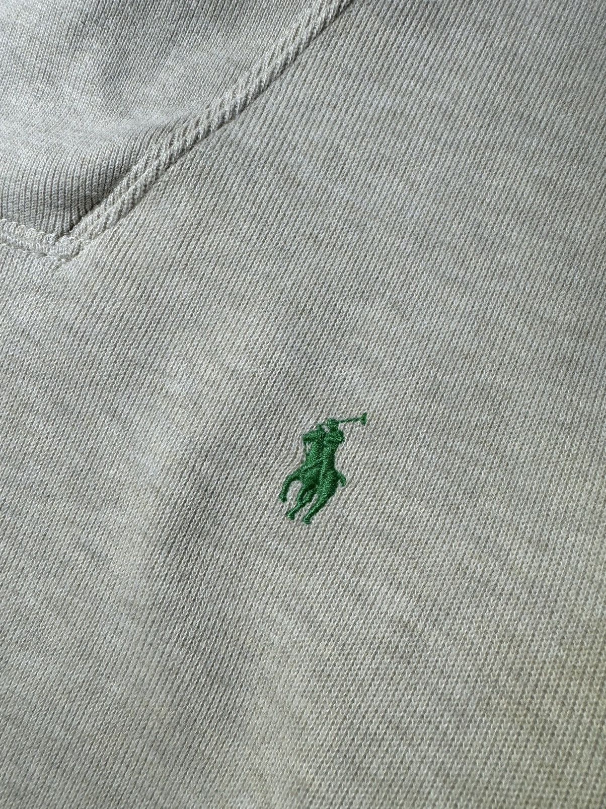 Polo Ralph Lauren × Vintage Polo Ralph Lauren Vintage High Neck Rare Beige Sweatshirt Size US L / EU 52-54 / 3 - 4 Thumbnail
