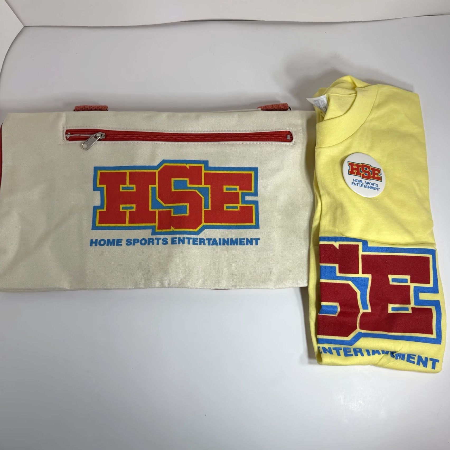 Hanes VINTAGE Hanes T-Shirt Men M Short Sleeve Crew Neck Cotton Knit Graphic Print Logo Sports Warner Texas Network 80s Pin Hole Lot Hane Fifty Fifty Size US M / EU 48-50 / 2 - 2 Thumbnail