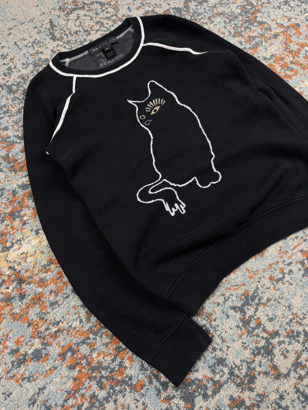 Marc by Marc Jacobs Marc by Marc Jacobs cat graphic sweater knit Size XS / US 0-2 / IT 36-38 - 3 Thumbnail