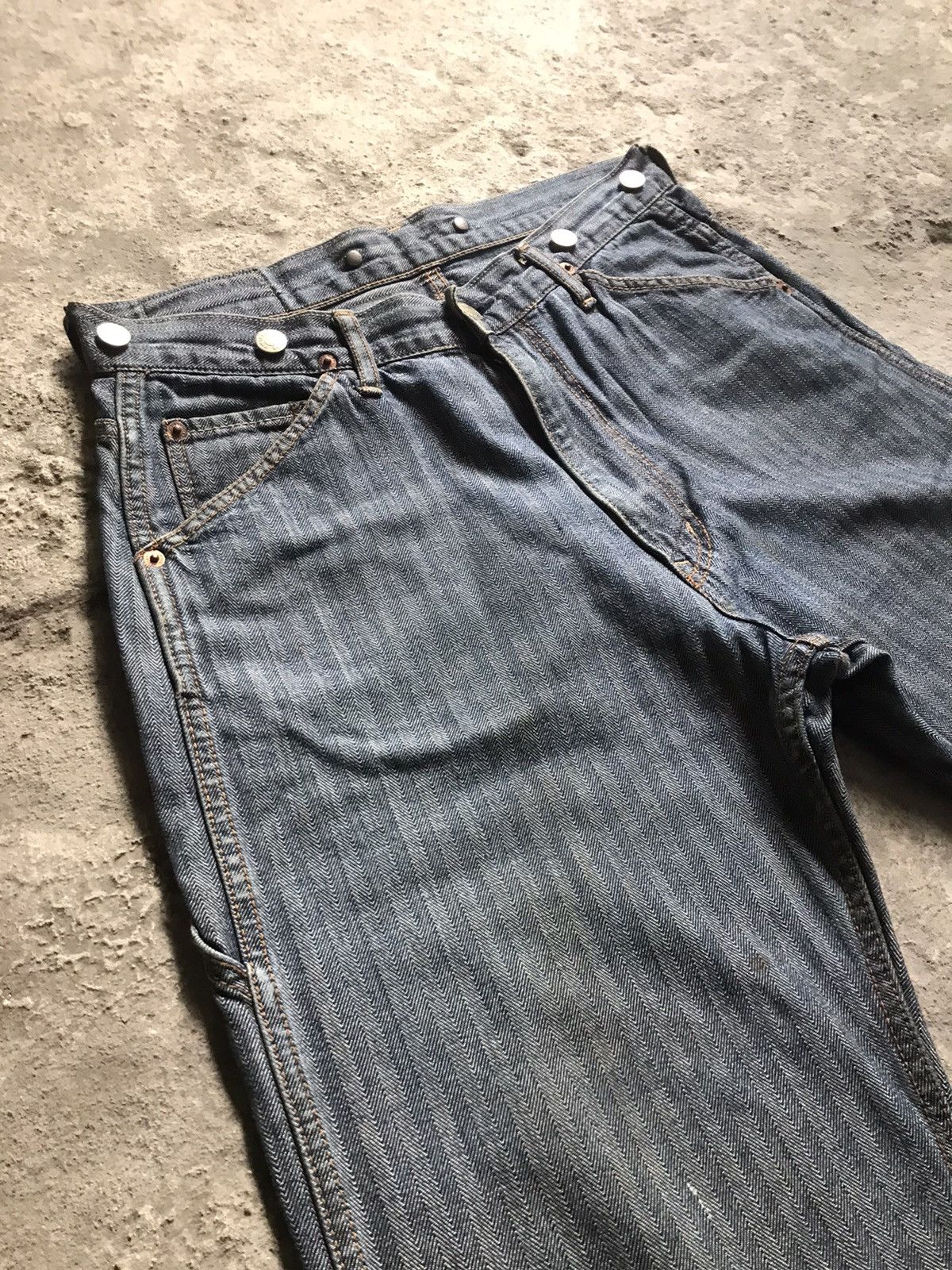 Hysteric Glamour ⚡️Hysteric Glamour Kinky Carpanter Herringbone Baggy- W32 Size US 32 / EU 48 - 5 Thumbnail