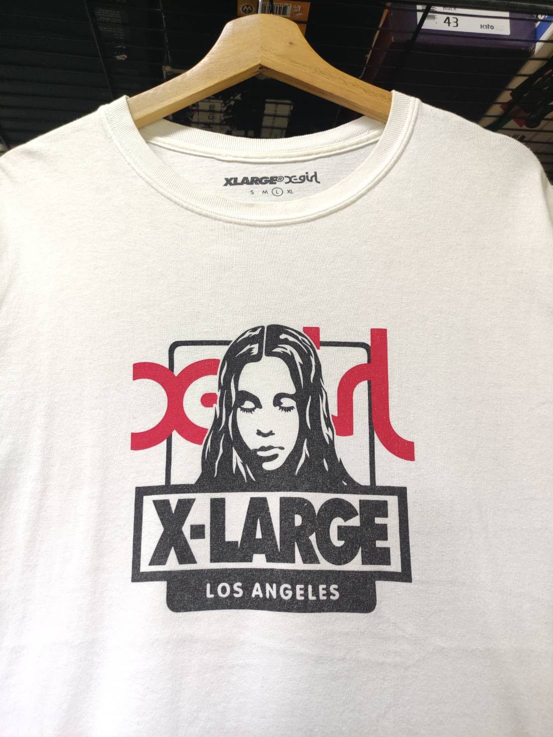 Rare! X-Large x X-Girl Los Angeles Logo T-Shirt
