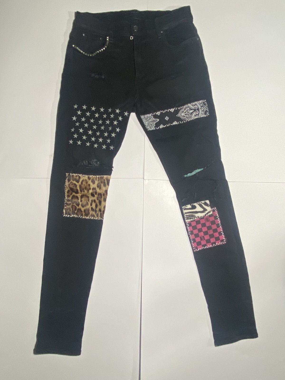 Amiri Amiri Animal Leopard Jeans Size US 32 / EU 48 - 2 Thumbnail