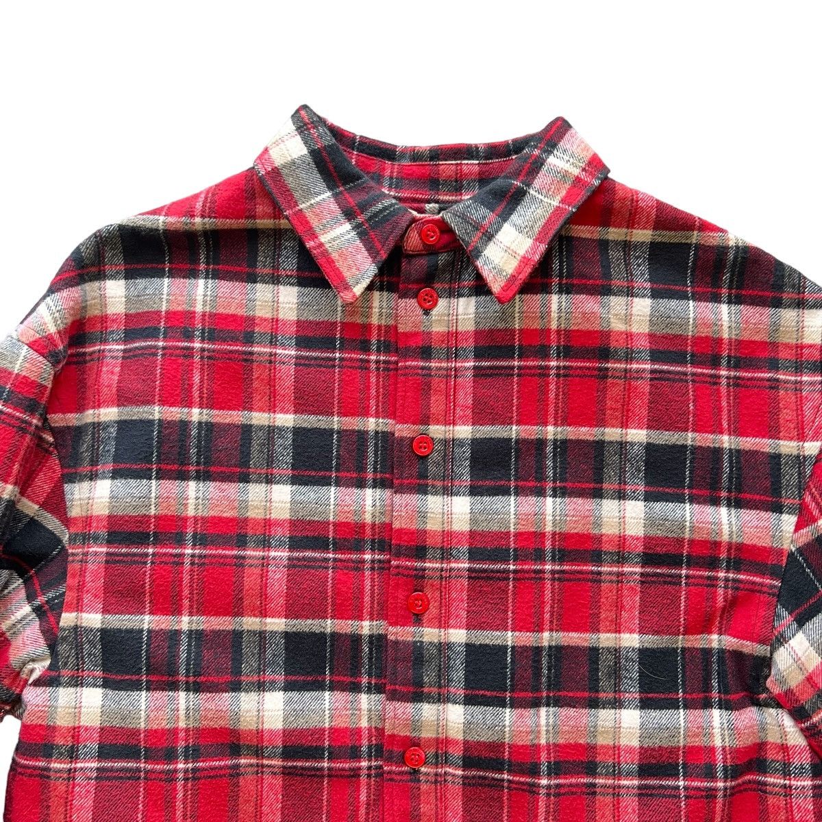 Balenciaga BALENCIAGA 2019AW OVERSIZED PLAID PADDED SHIRTS JACKET Size US M / EU 48-50 / 2 - 2 Thumbnail