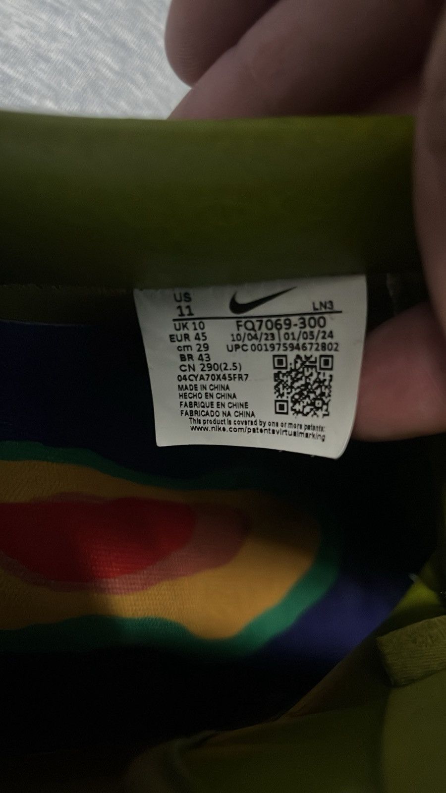 Cactus Plant Flea Market × Nike Nike CPFM AF1 Moss Size US 11 / EU 44 - 5 Thumbnail