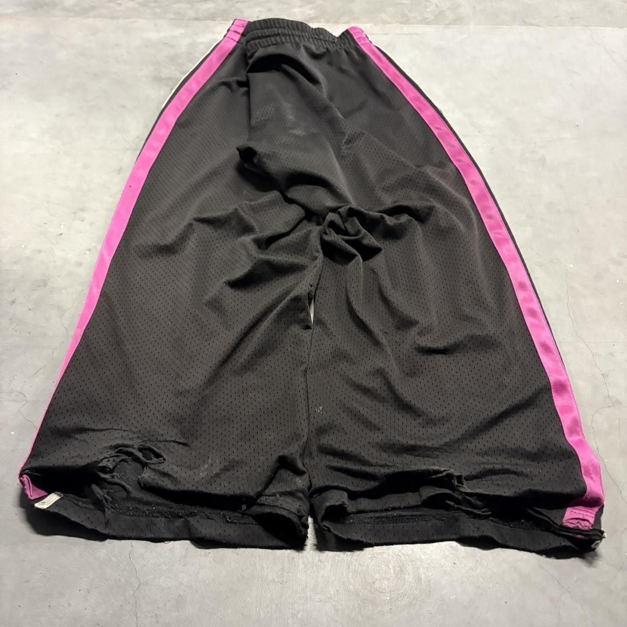 Vintage Crazy Vintage Y2K/2000s Baggy Black And Pink Striped Sweatpants! Size US 36 / EU 52 - 5 Thumbnail