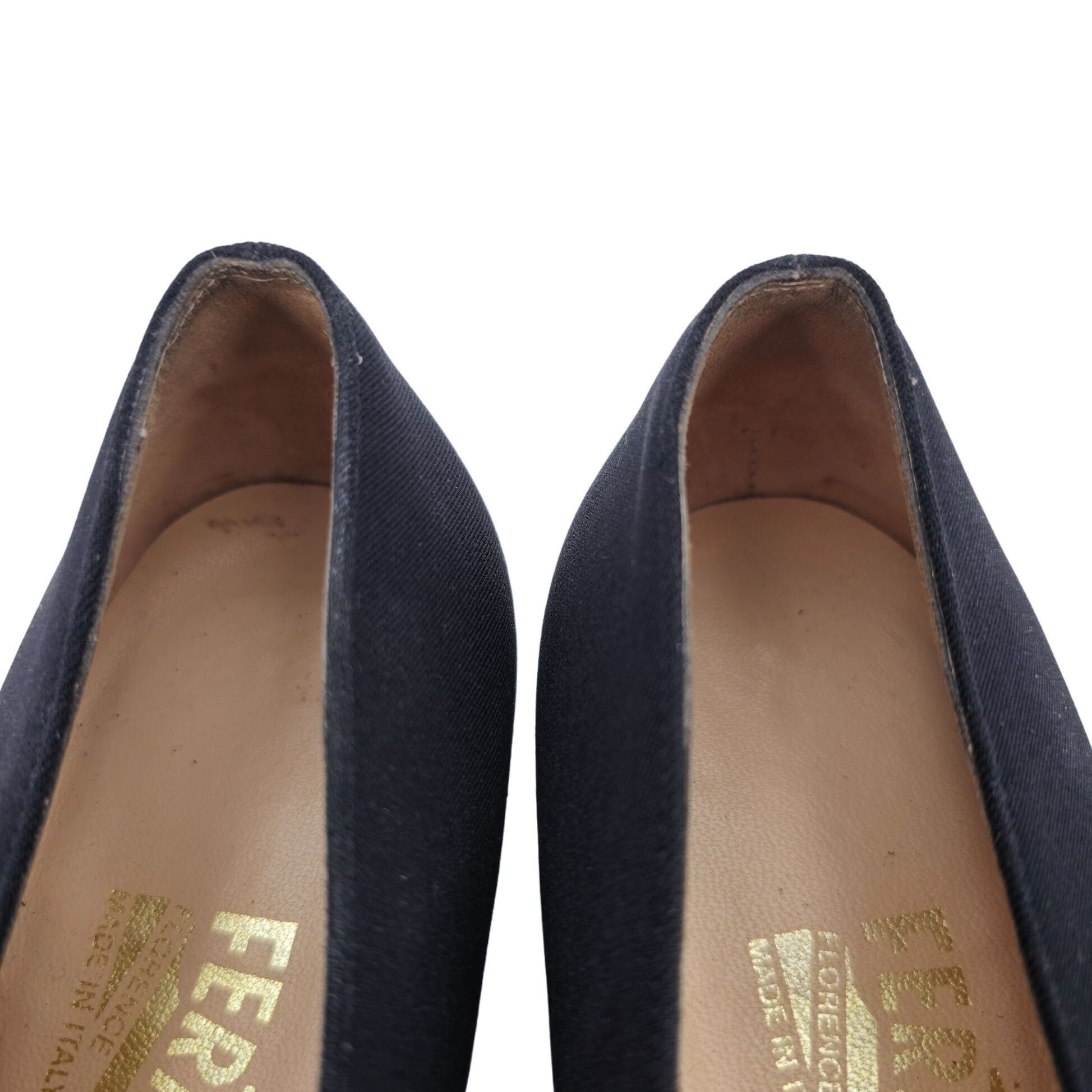 Salvatore Ferragamo Salvatore Ferragamo Italy Black Fabric Formal Dress Shoe 8AA Size US 8 / EU 41 - 7 Thumbnail