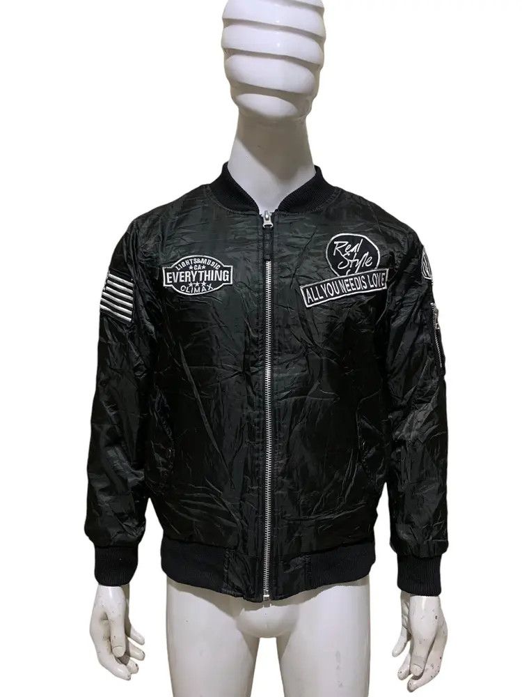 Vintage Vintage poem patches Military bomber jacket Size US M / EU 48-50 / 2 - 2 Thumbnail