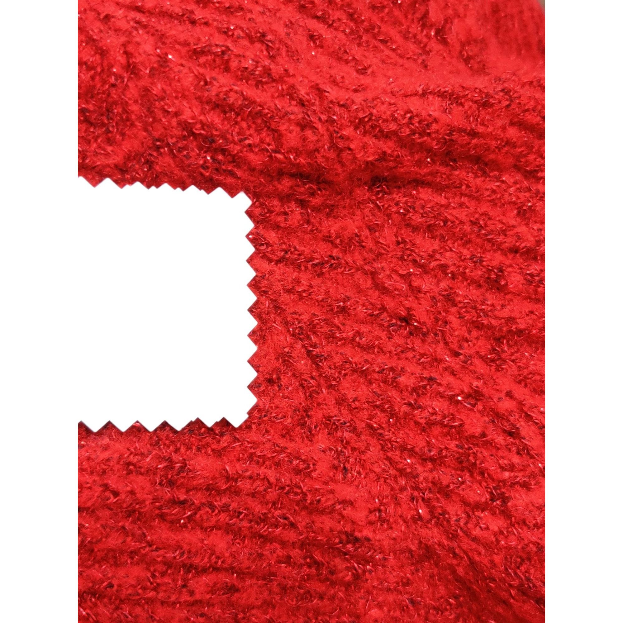 Other APT.9 Small Womens Sweater Red Sparkle Textured Pullover Hol Size S / US 4 / IT 40 - 6 Thumbnail