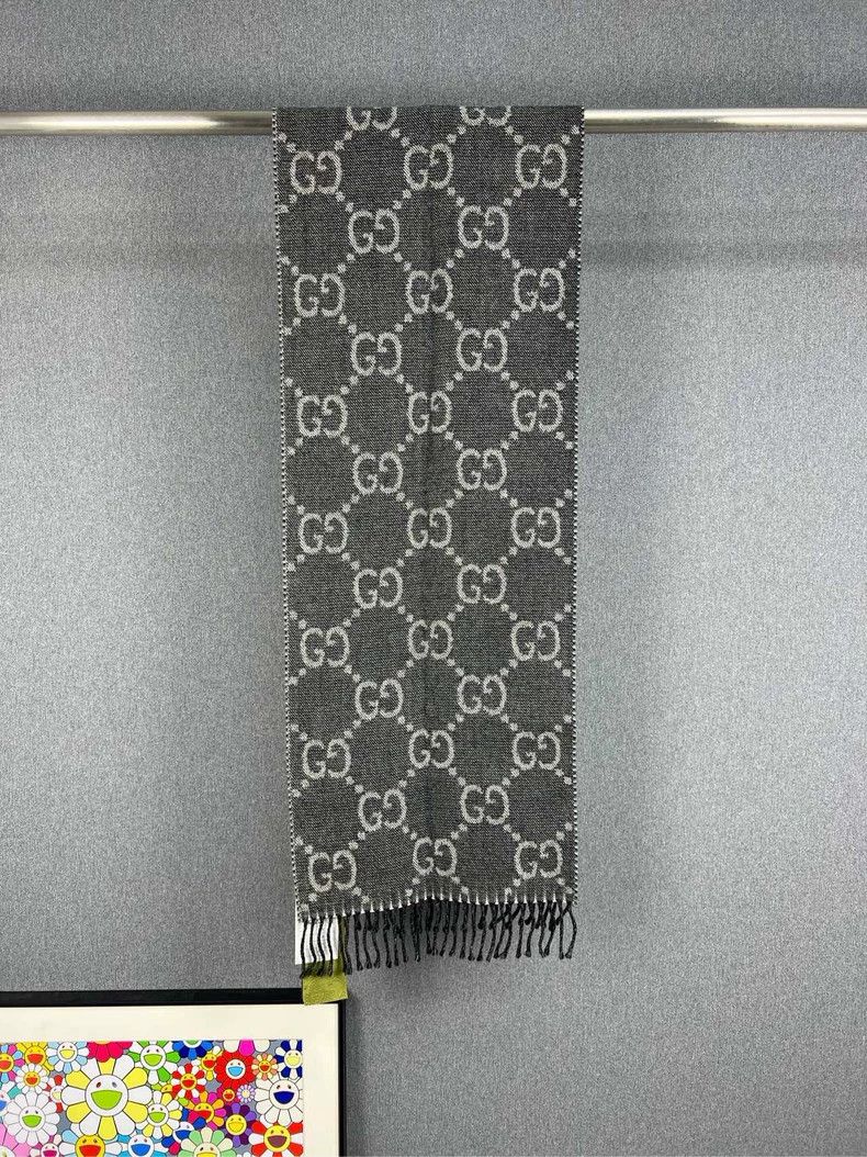 Gucci Gucci Old flower full LOGO scarf 2503-Nextarrow Size ONE SIZE - 2 Thumbnail