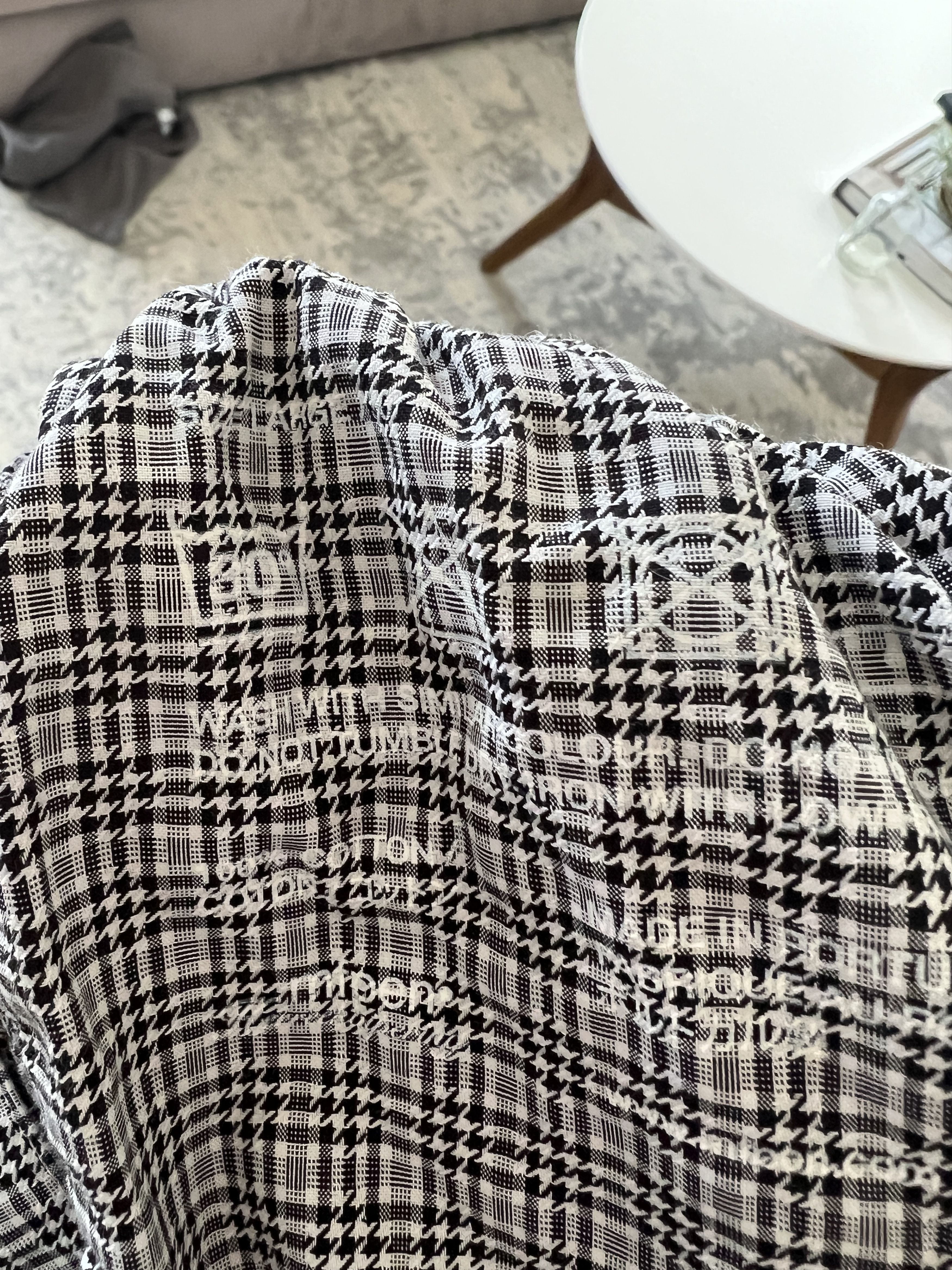 Mfpen mfpen SSENSE Exclusive Black & White Easy Trousers Size US 34 / EU 50 - 5 Thumbnail