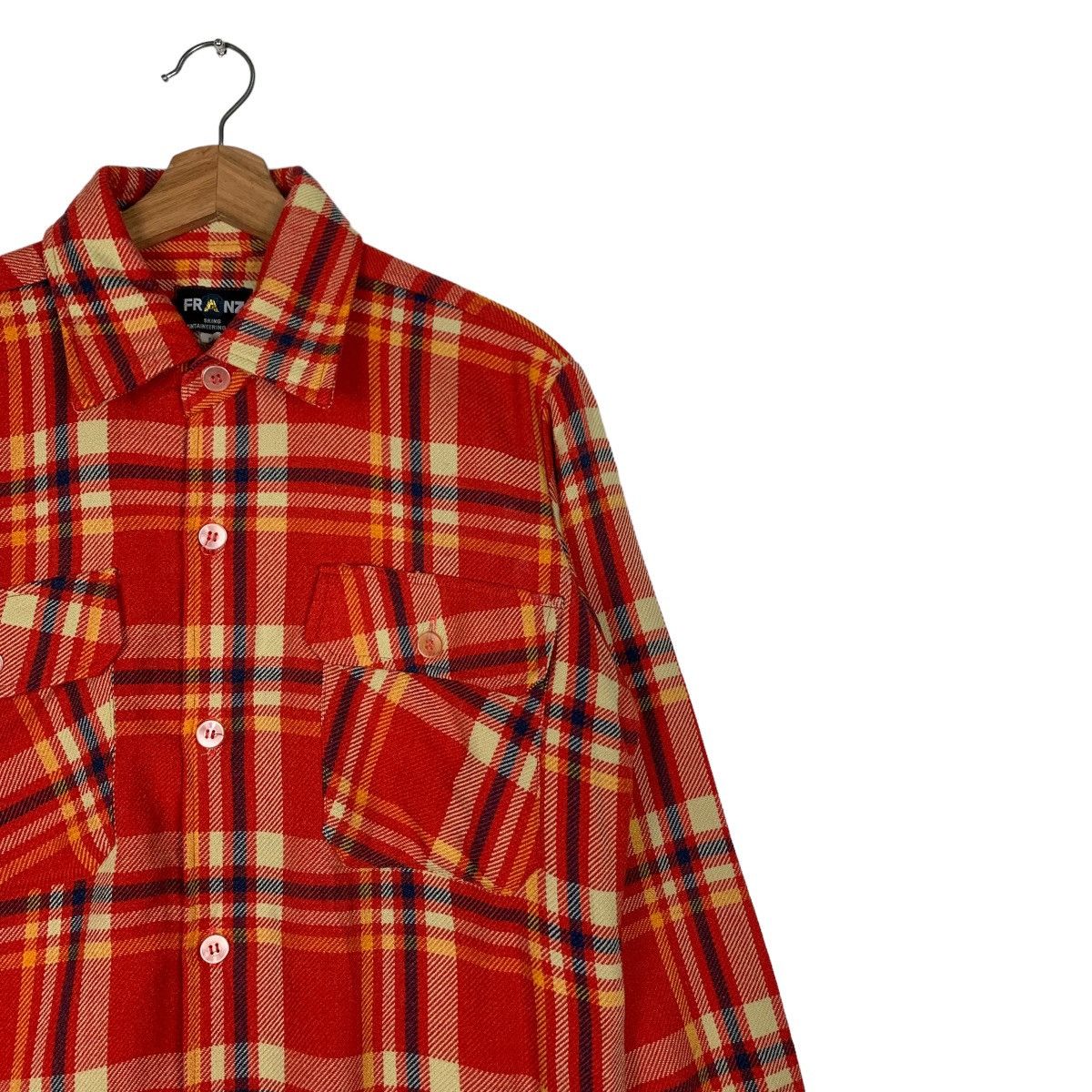 Flannel FRANZ Sking Mountaineering Wear Tartan Flannel #0308-C14 Size US M / EU 48-50 / 2 - 6 Thumbnail